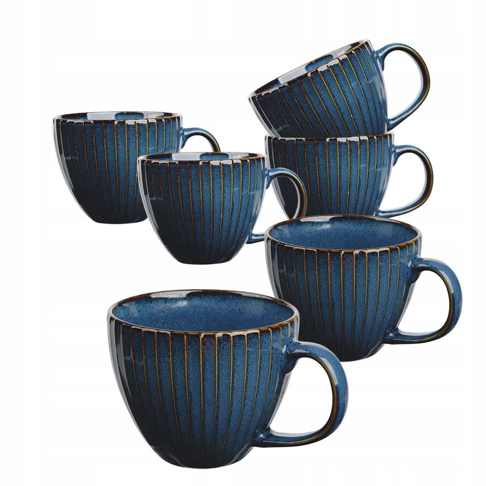  Tassen für kaffee mit einem teller garnitur 6 pcs. altom design reactive sage 220ml