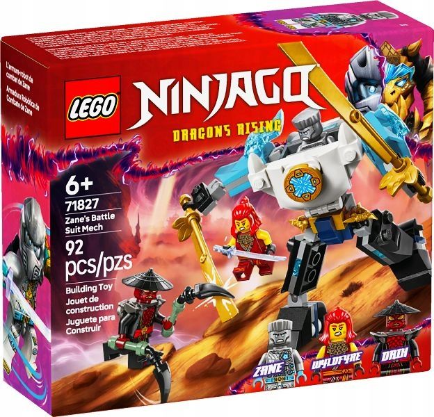  Lego ninjago - bojová súprava s mechem jaya nr 71805