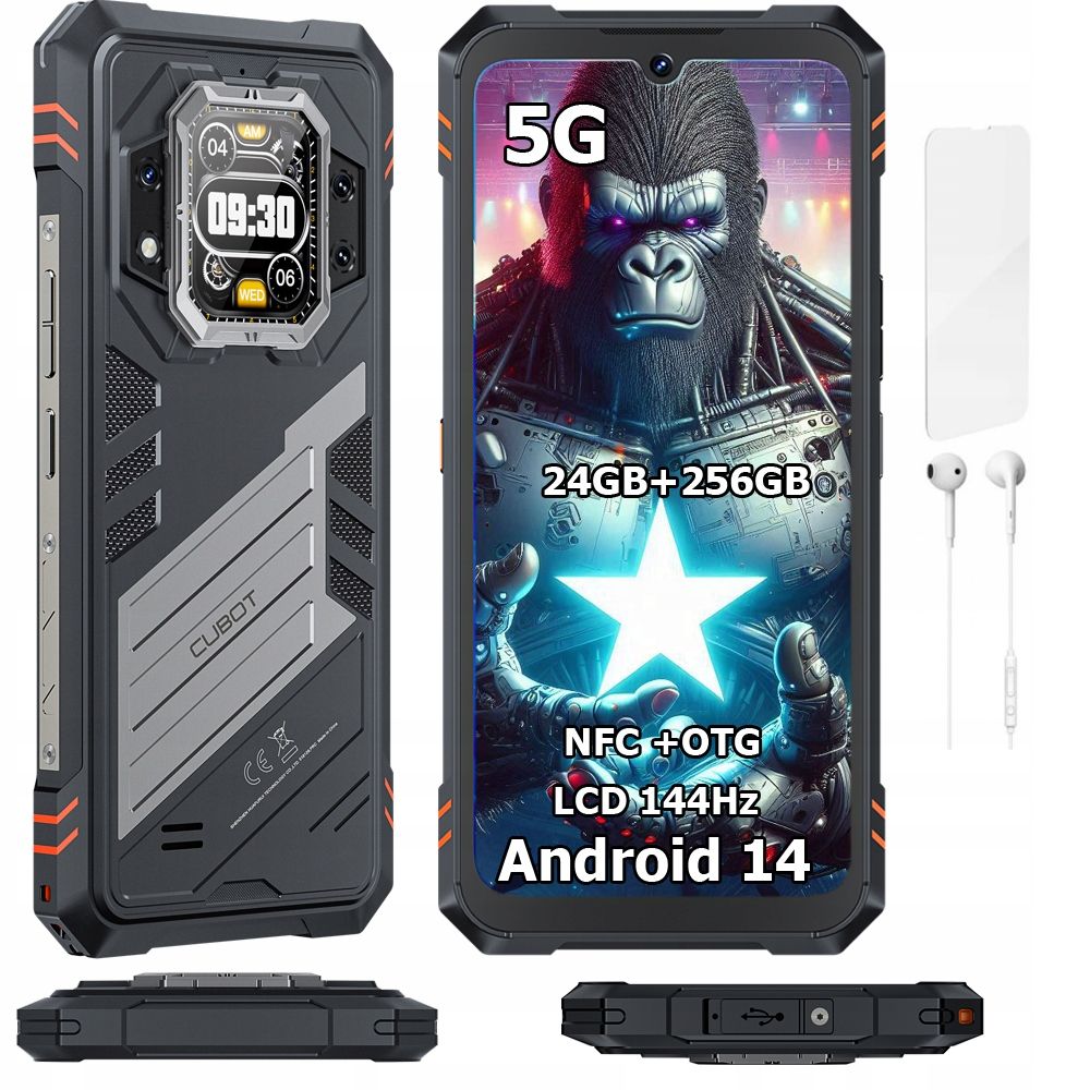  Smartphone cubot king kong star 2 24/256gb dual 5g armored ip69k military