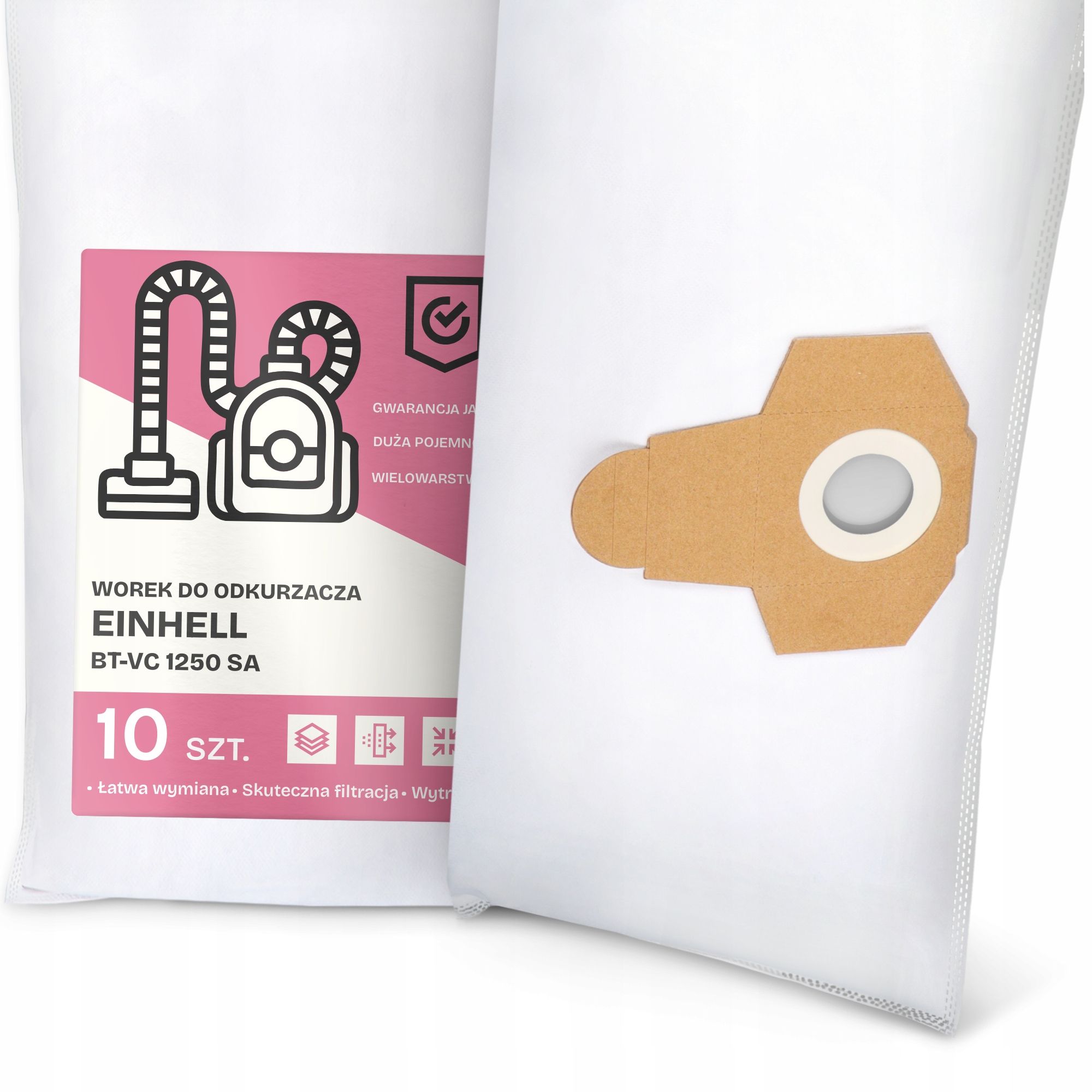  Tasche für einen staubsauger einhell bt-vc 1250 sa synthetik vliesstoff tasche g9