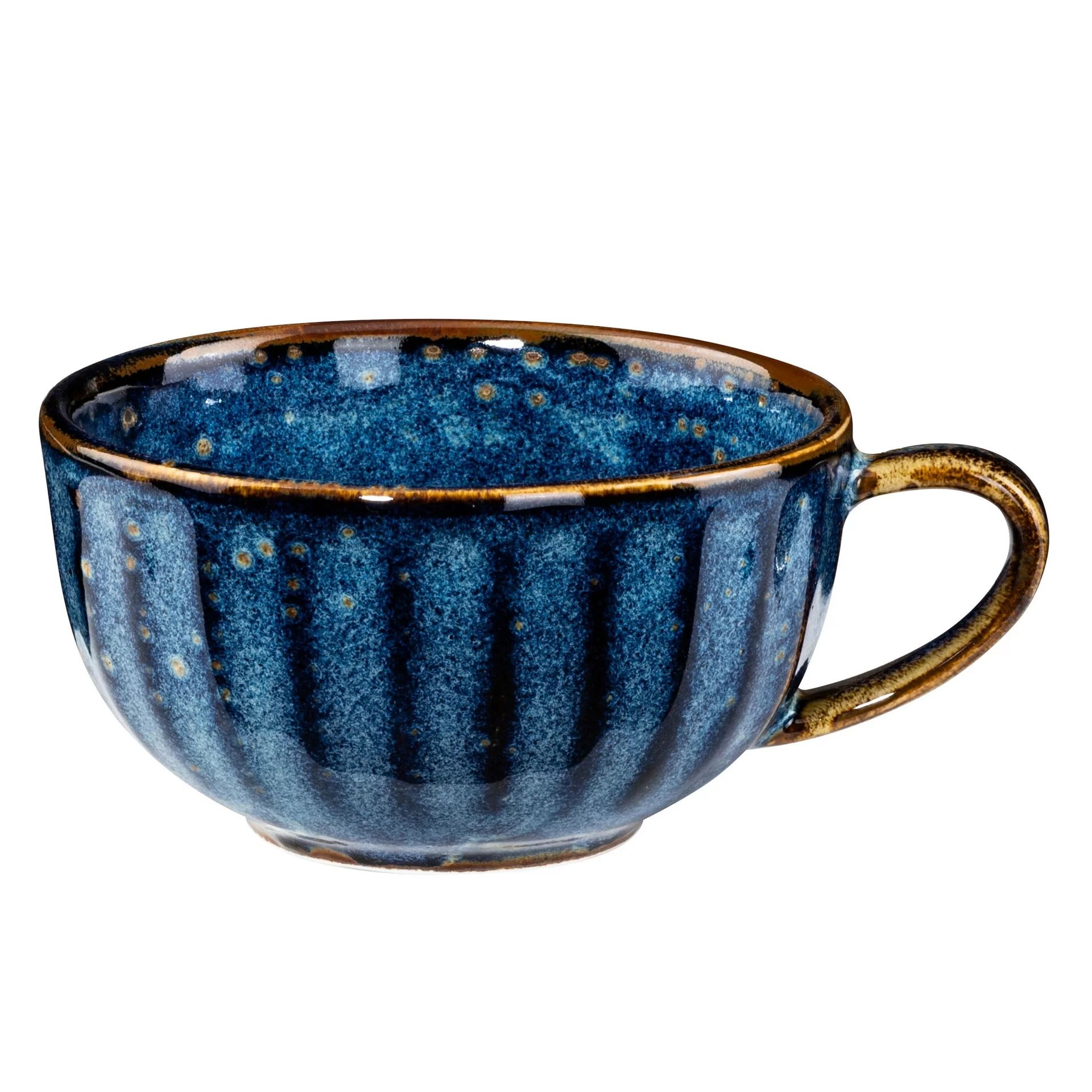  Deep blue untertasse für eine tasse für kaffee i brühschalen verlo