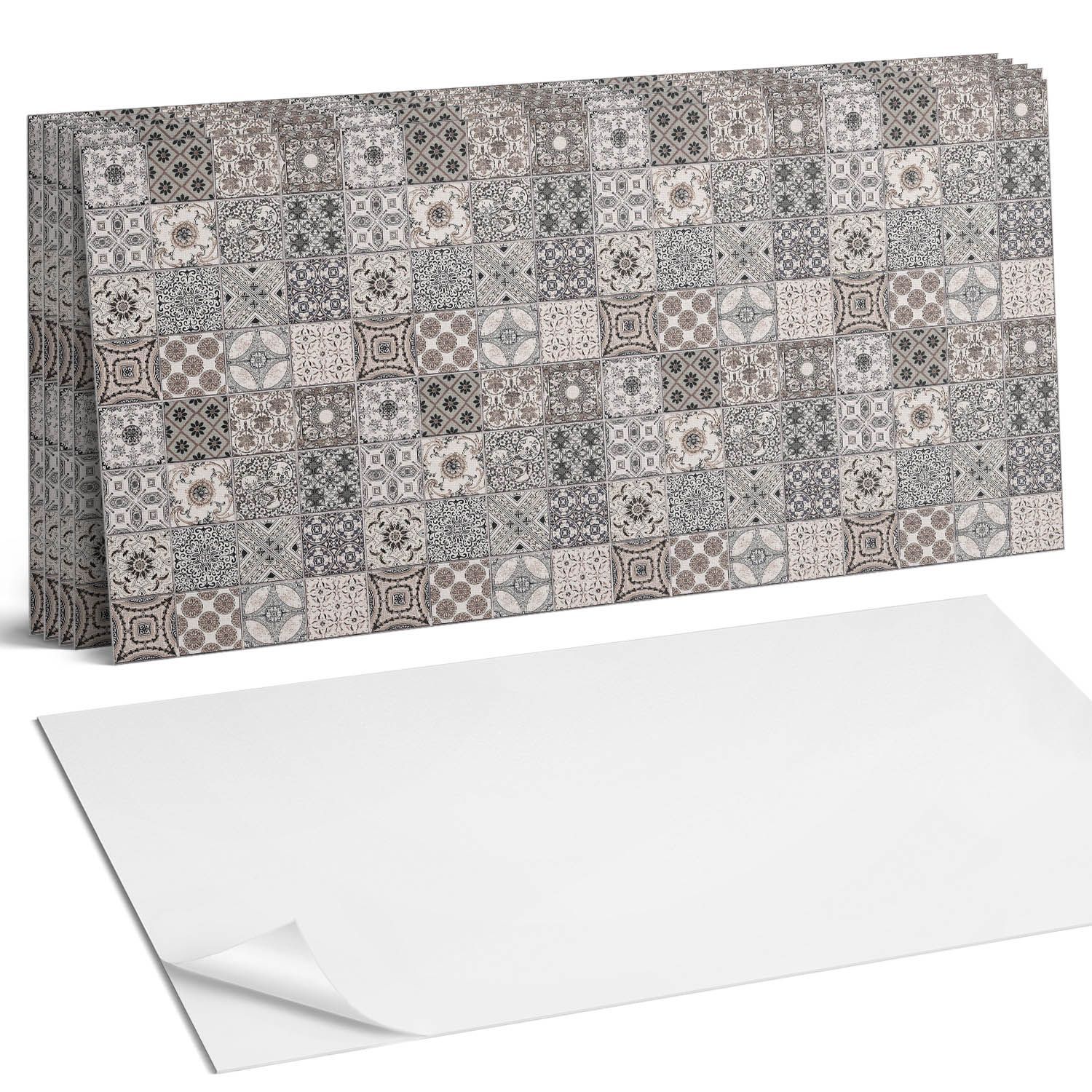  Kopa flīzes vinils ar apdruku modelis lapas w falach 6 gab 60x30 cm