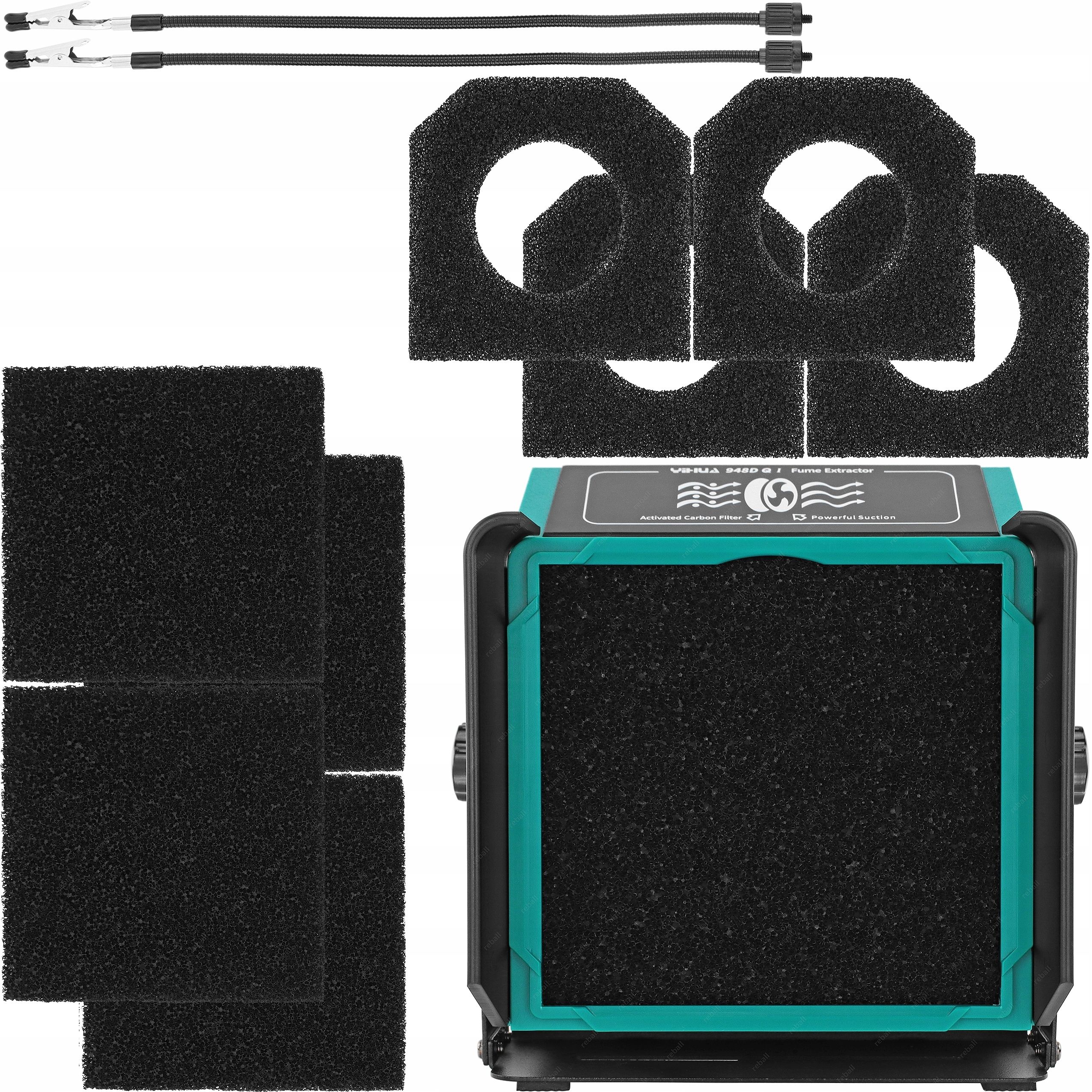  Smoke extractor extractor smoke dust hairdresser nails b6001d 330w