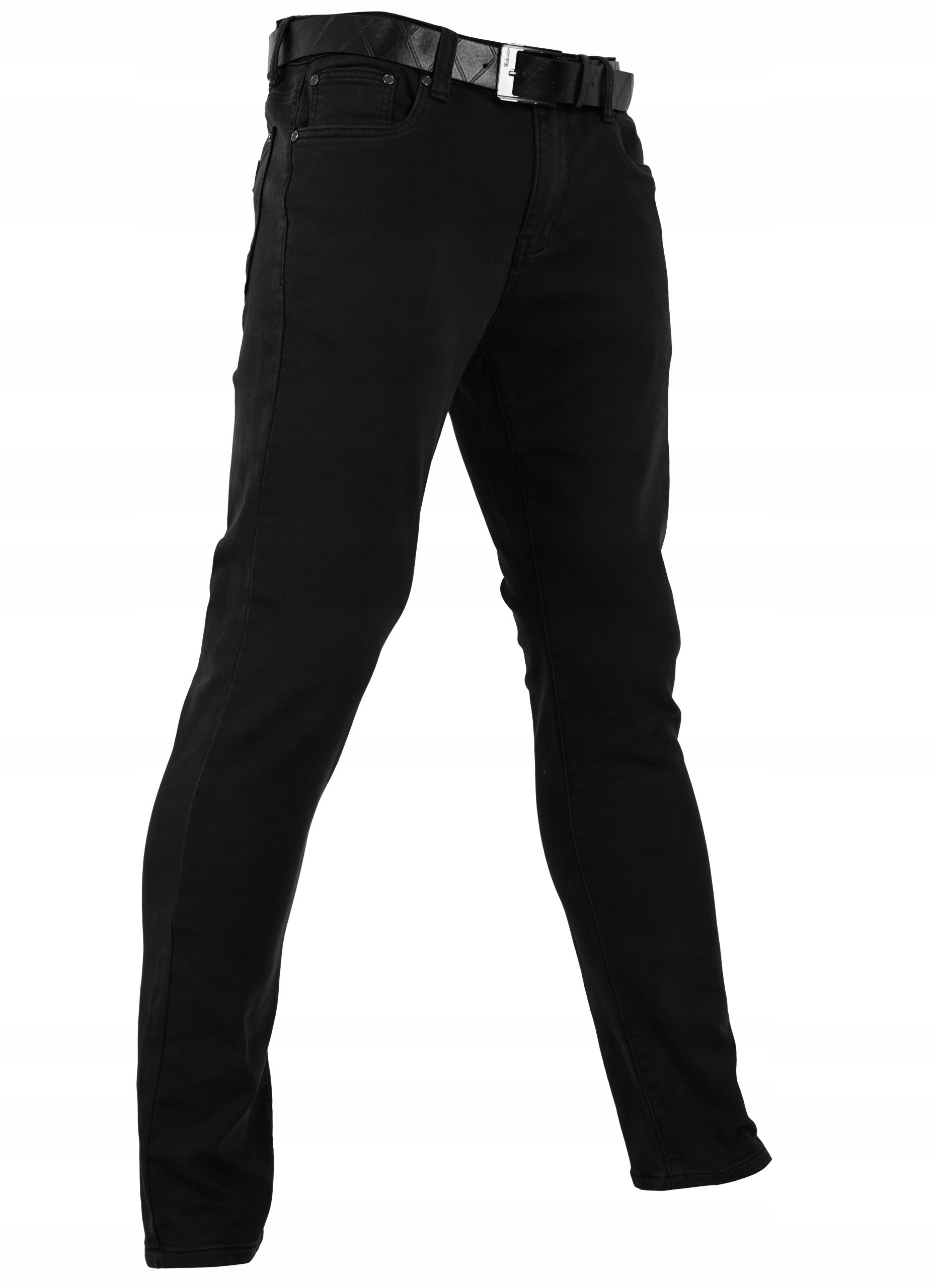  Pánské kalhoty bavlna šedá džínovina sarol jeans w48 l30 pás 124-128 cm