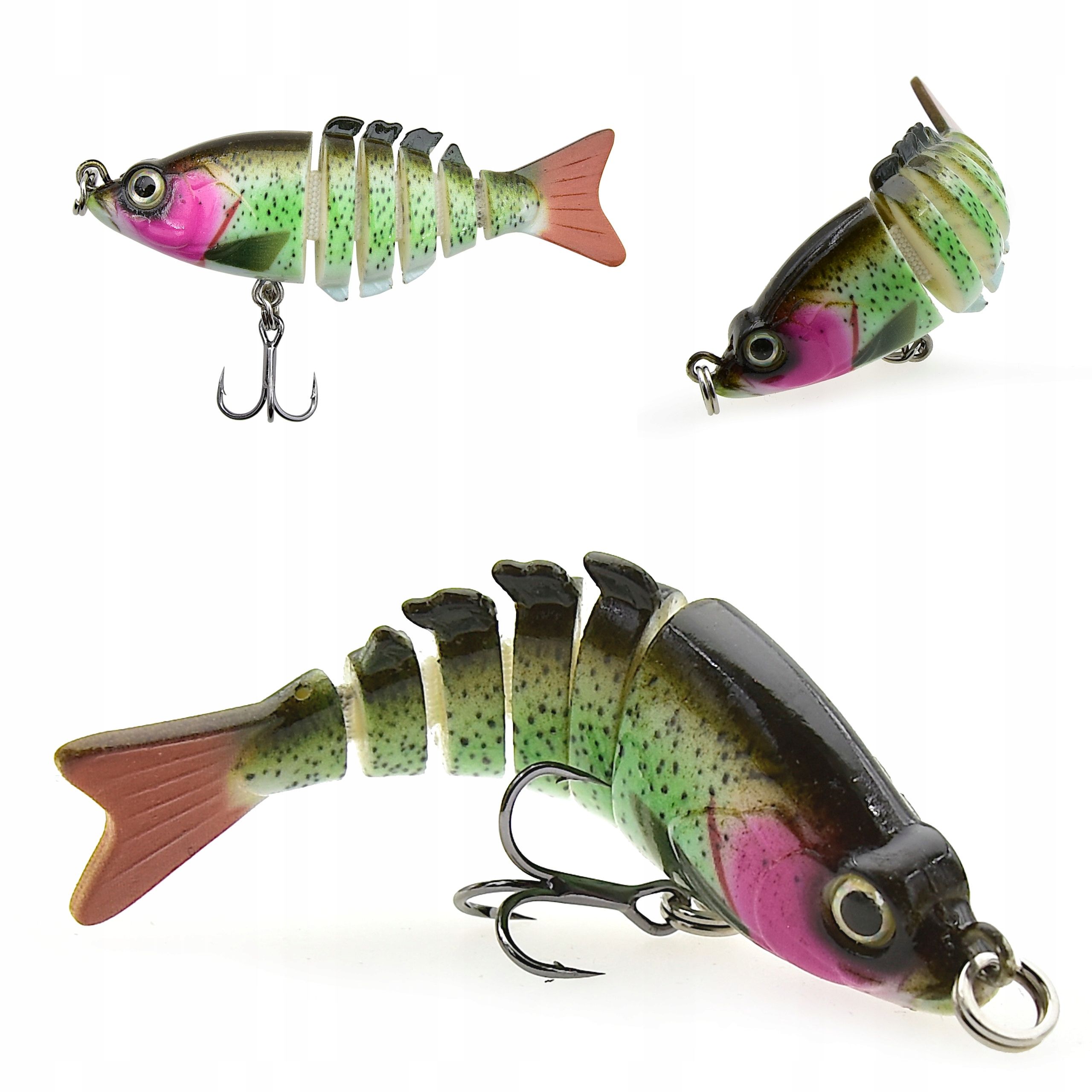  Wobbler zum angeln minnow pop walker 3d kunstköder 5,5 cm 8 g