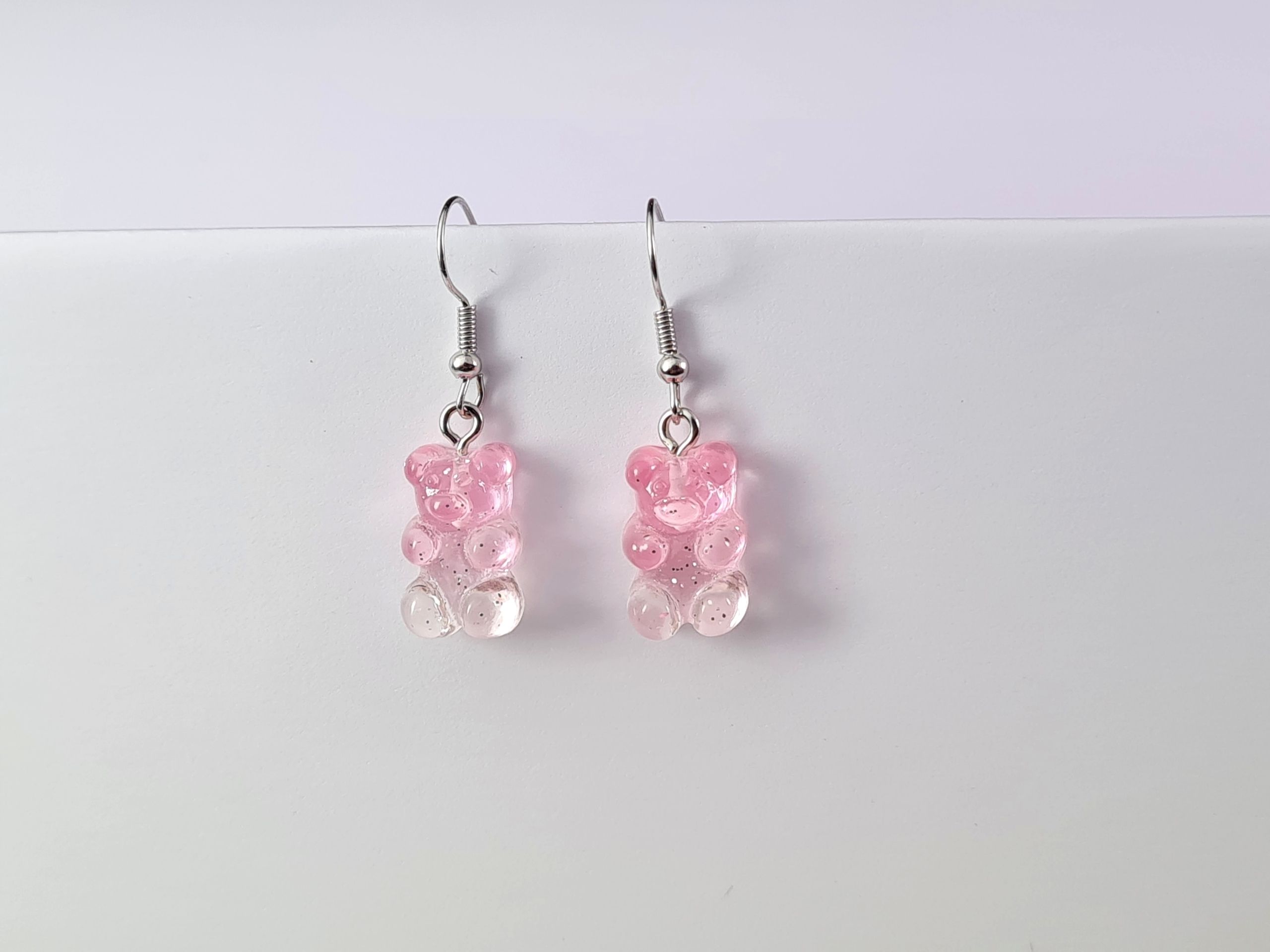 Ohrringe mis gumisie gumis gummibärchen rosa-blaue farben verdunkelt 07