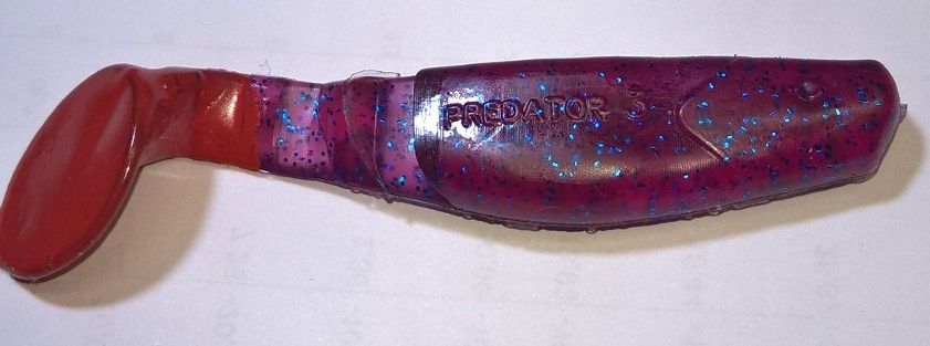  Manns predator 3,5cm geltonas su juodu grzbietem