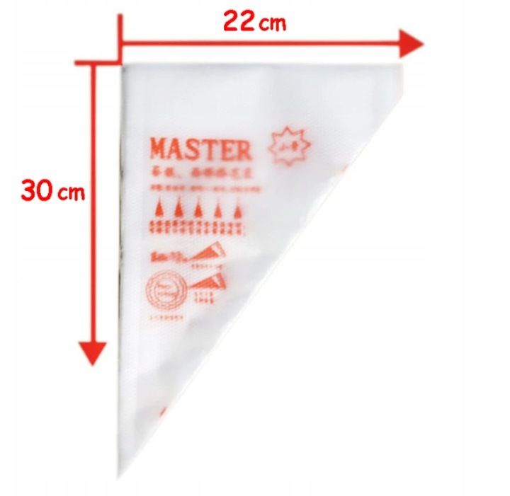  Konditerijos rankovė folijos maišelis m 30cm - 10 vnt.