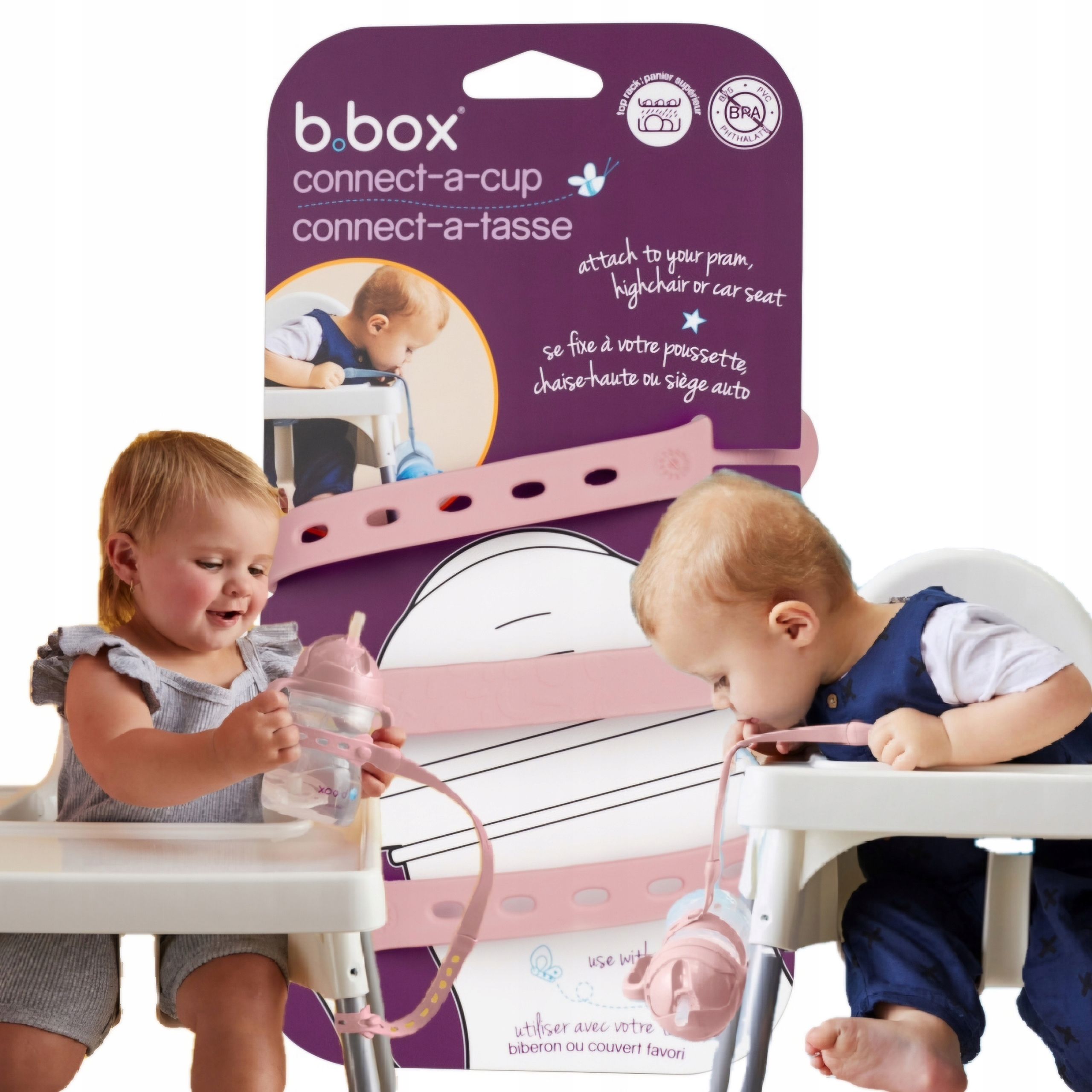  Komplekt jooma õppimiseks joogipurskkaev b.box + tass doidy cup