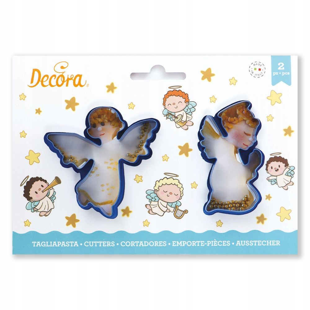  Množina vzorce pre cookies, slávnostné - angel 2 ks.
