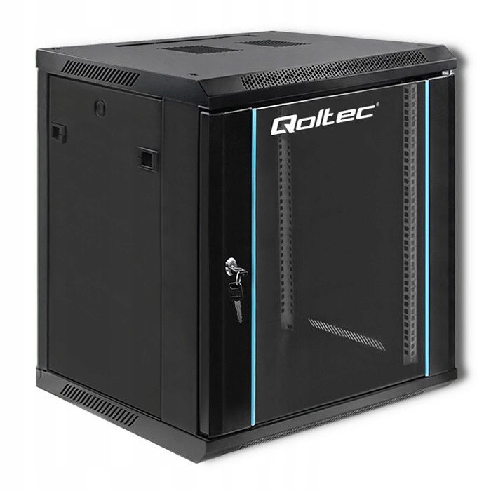  Tarnplatte abdeckung 1u für die garderobe rack 19” qoltec stahl schwarz