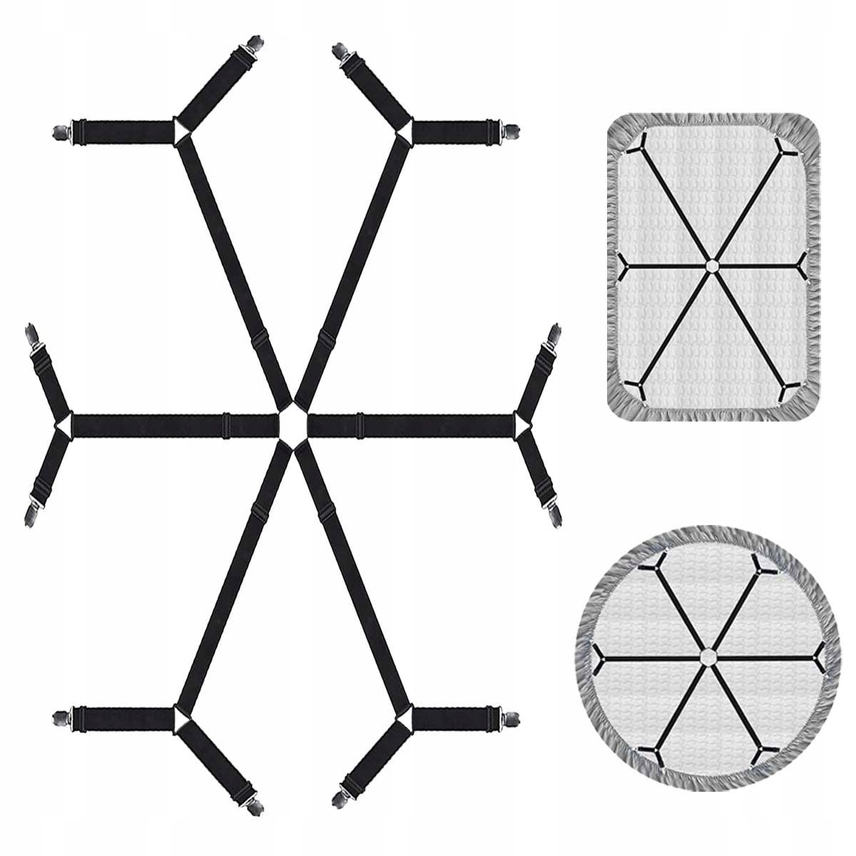  8x gummibänder clips naciagajace für das blatt metall 130cm