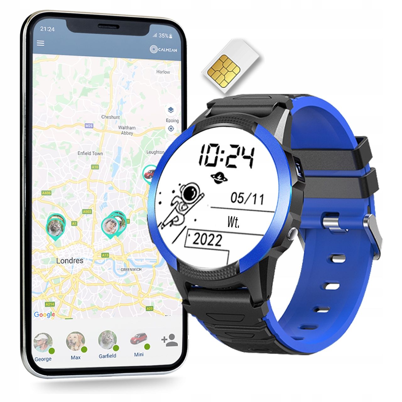  Smartwatch clock calmean videos 4g gps programs