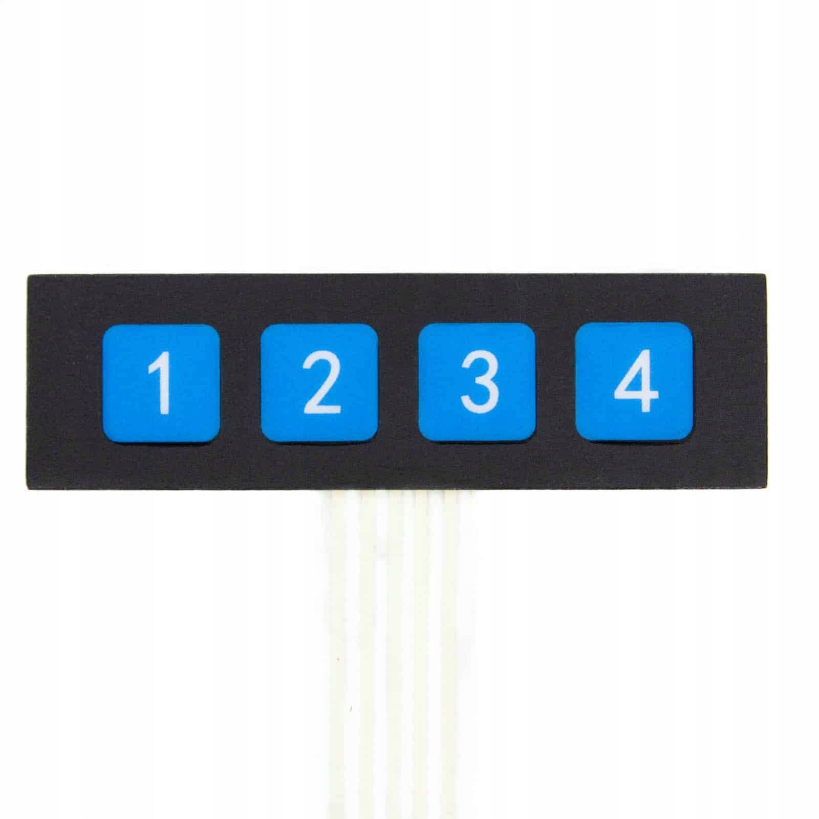 Membrānas tastatūra 3x4 12 pogas pašlīmējošs uz arduino 5-pin