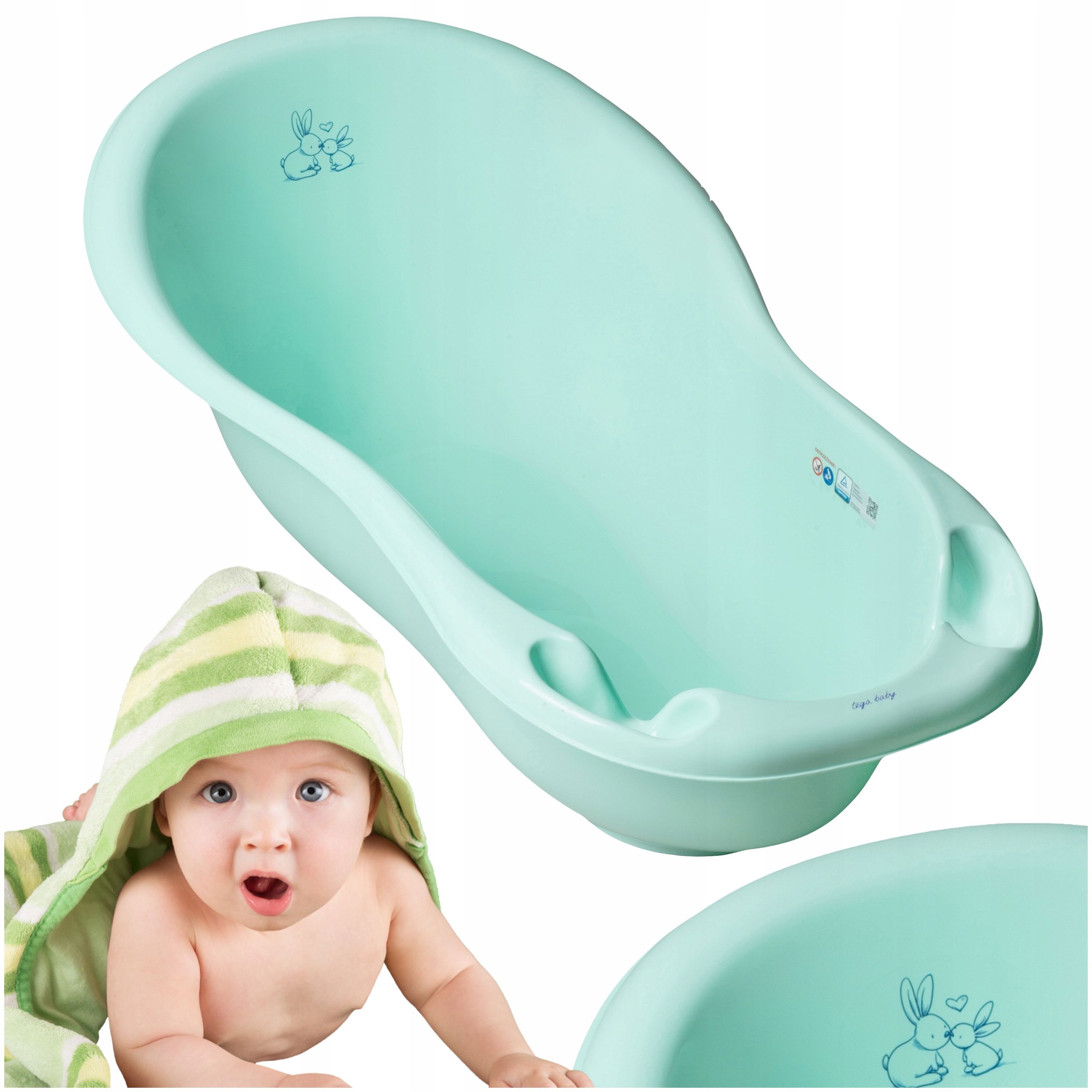  Badewanne für ein kind garnitur 2 in 1 tega badewanne groß + stehen - sammlung ente