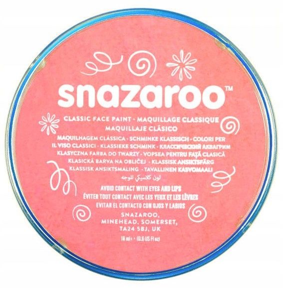  Soubor 8barvy x 18ml malovat pro malování na obličej malovat 1172039 malovat snazaroo