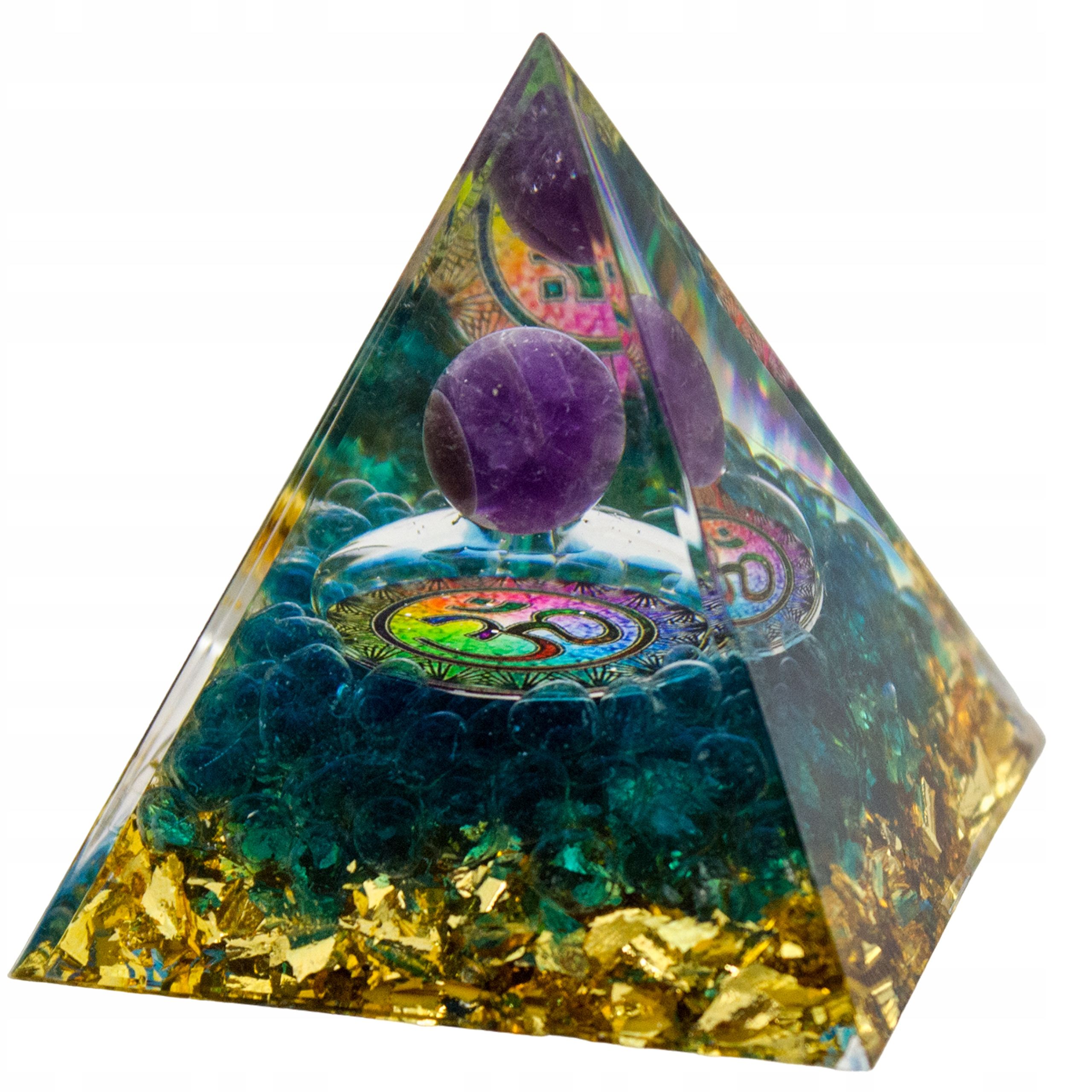  Pyramide orgonit amethyst lazuryt oliwin tigerauge feng shui chakren 5cm