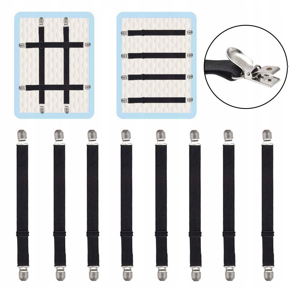  8x gummibänder clips naciagajace für das blatt metall 130cm
