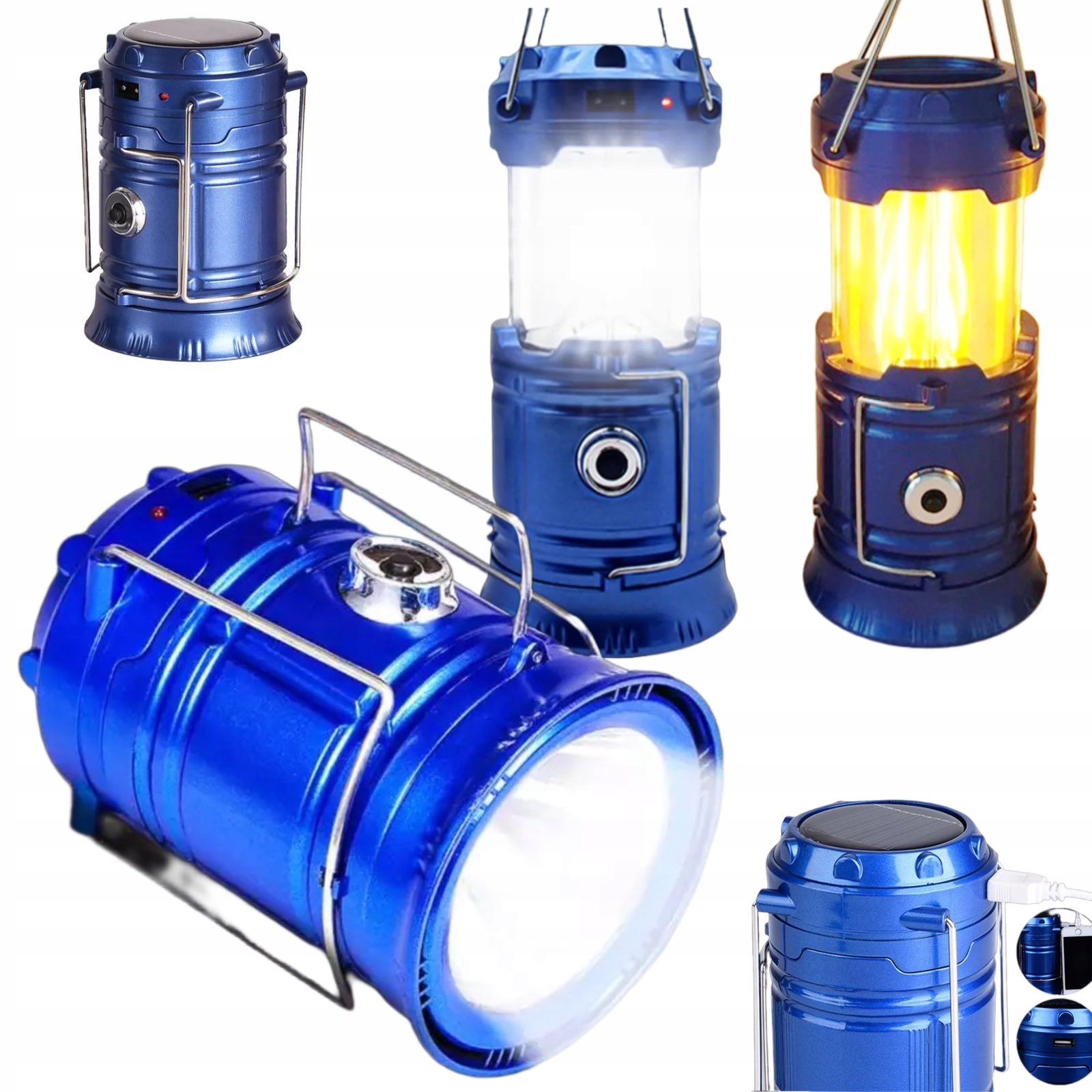  Turistinė lempa akumuliatorius stovyklaviečių solar led usb žibintuvėlis