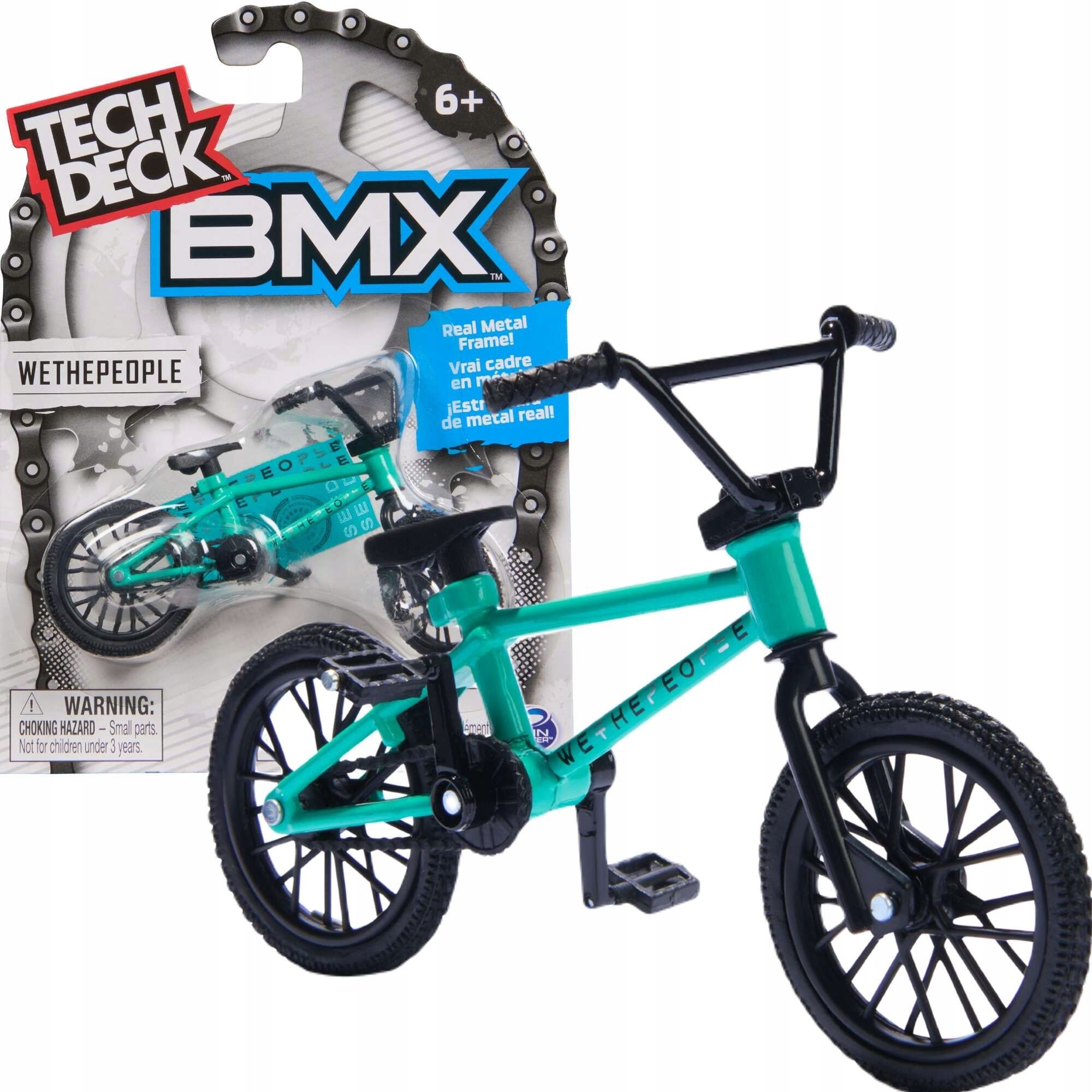  Tech deck množina fingerbike bmx bicykel na prstoch wethepeople tyrkys nálepky