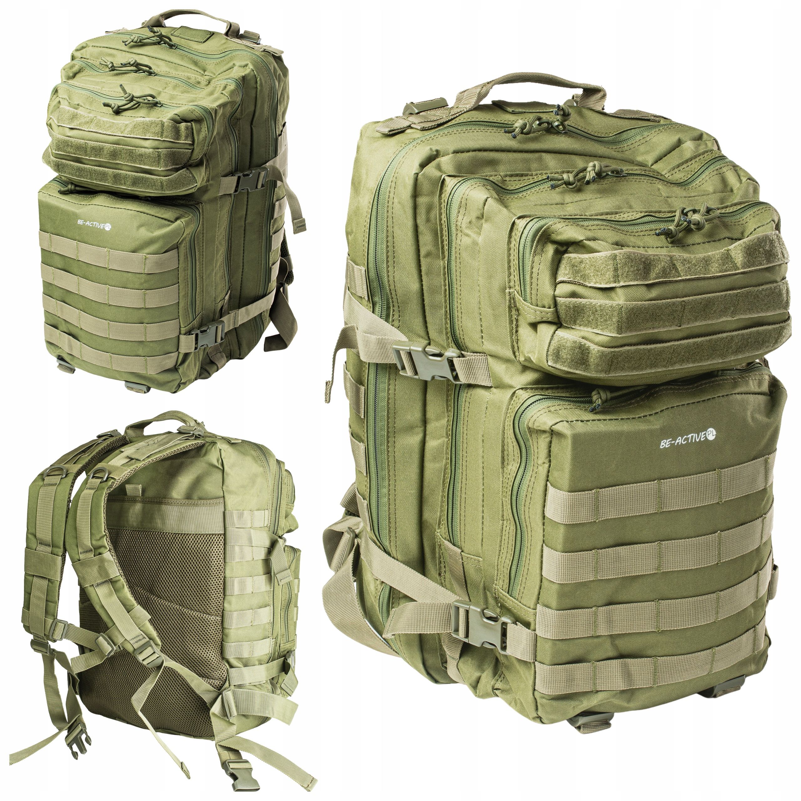  Backpack for survival tactical military tourist 45l black