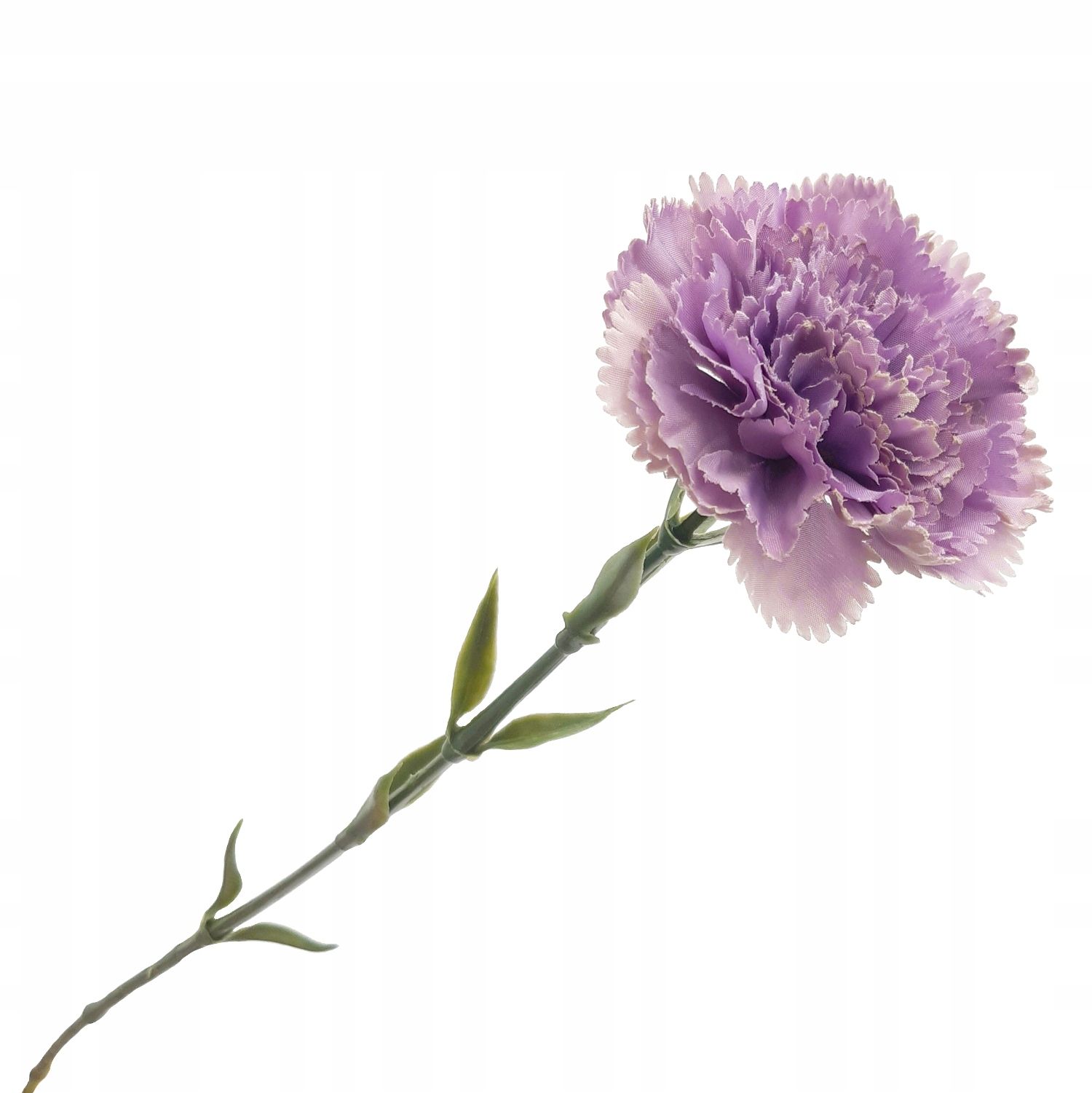  Mākslīgais neļķe lillā liels zieds zars 70cm