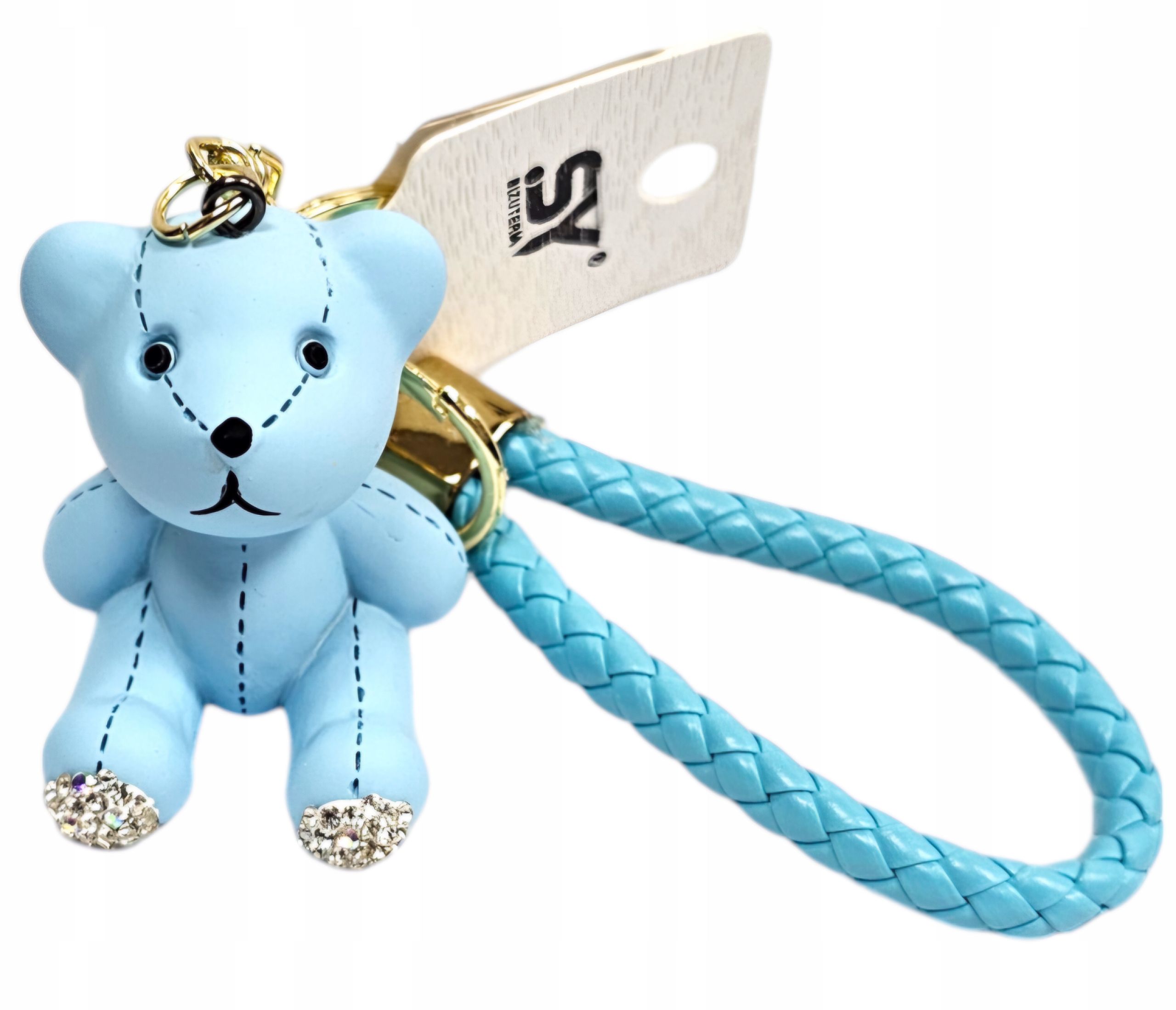  Keychain for keys backpacks wallets pendant mis crystals fur coat