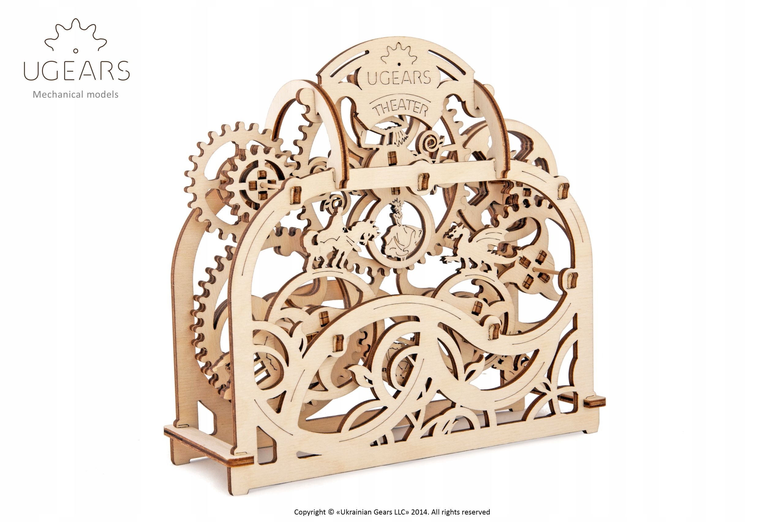  3d dėlionė ugears mechaninė celesta 573 el.