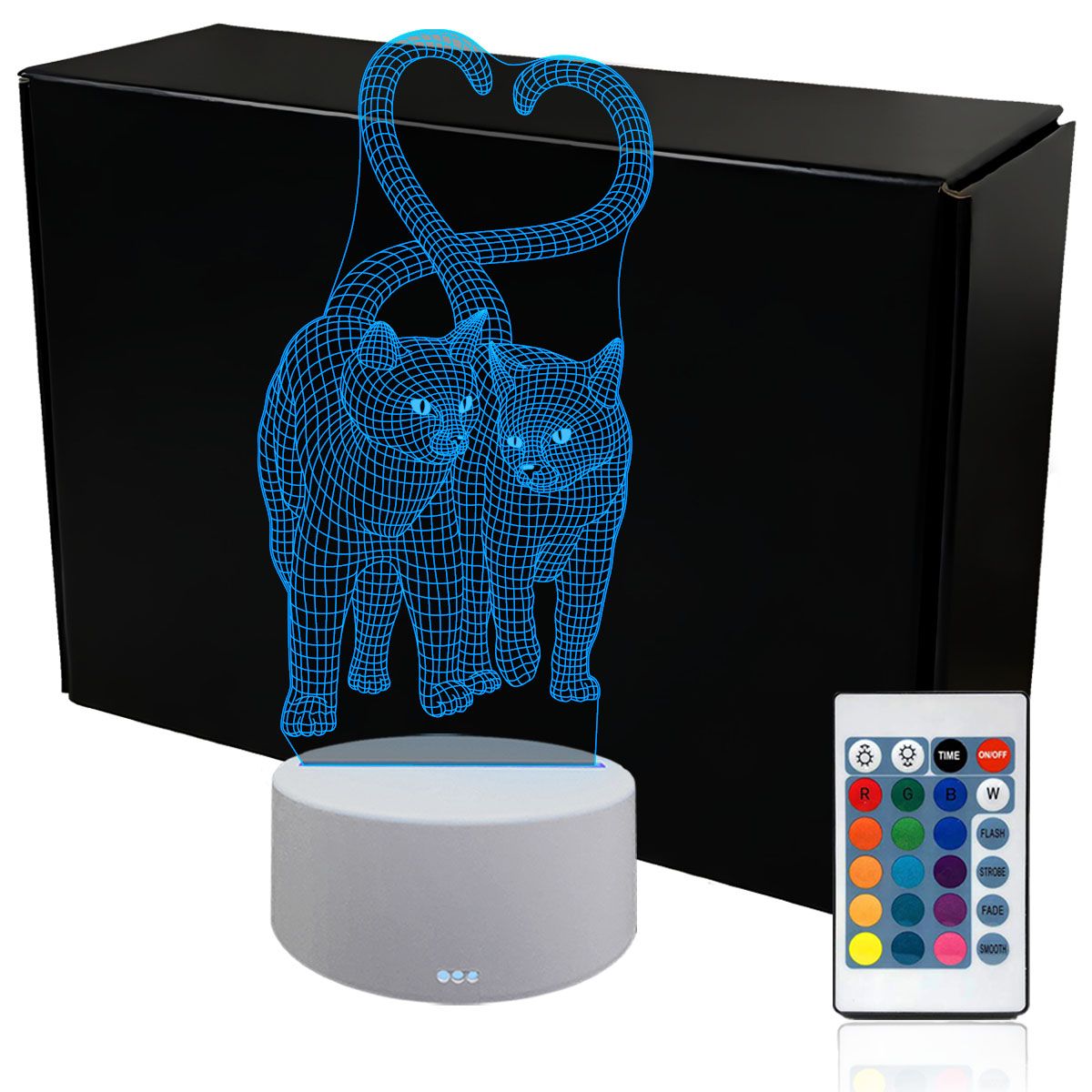  Noční světlo elektrický skútr 3d lampy led