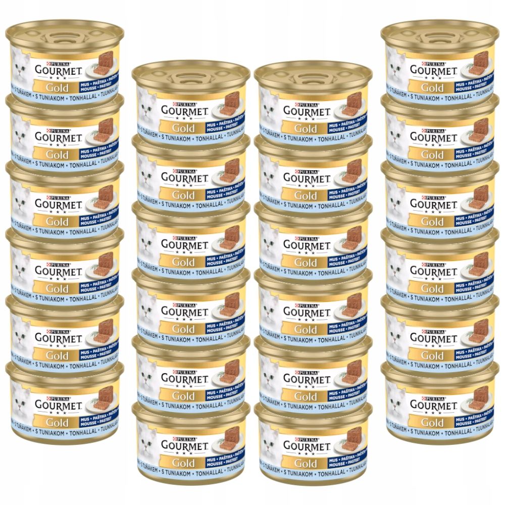  Gourmet gold skonių mišinys 24x85g + pro plan sterilised 3x85g nemokamai