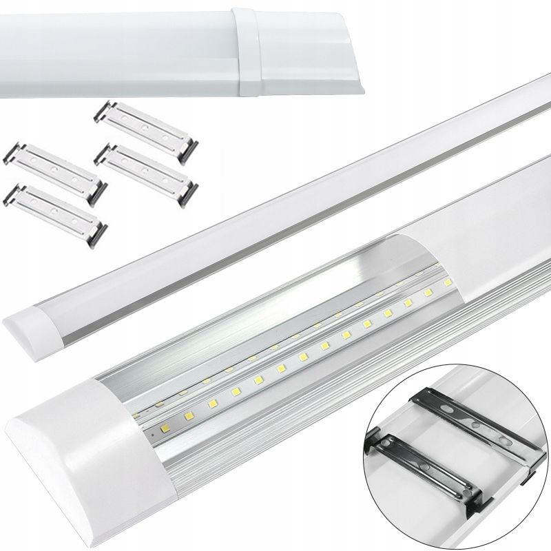  6x led lampa rāmis darbnīca hermētisks ūdensizturīgs rāmis tuba 120cm