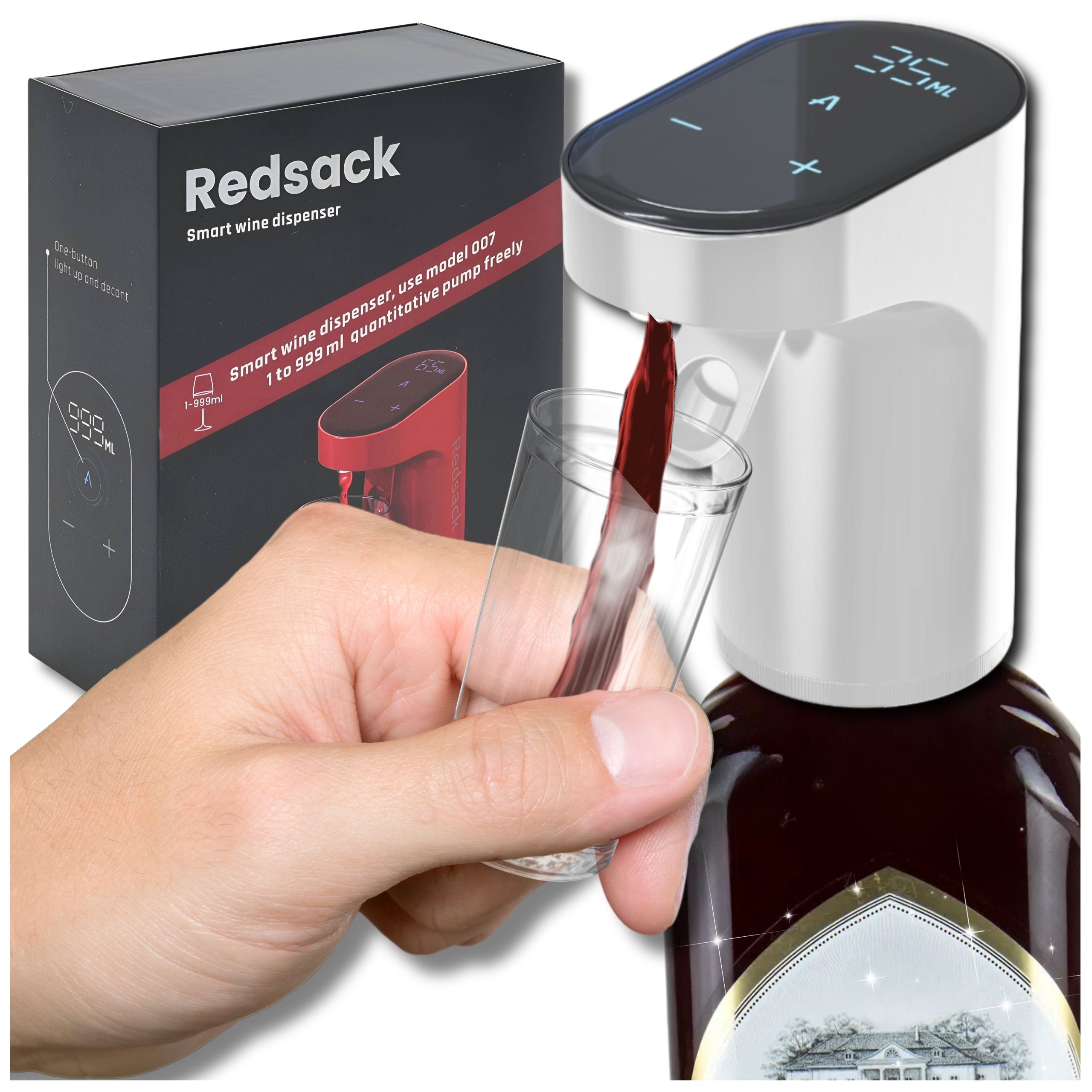  Elektrisks smart piltuve sūknis dzērieniem vīns redsack wp-007