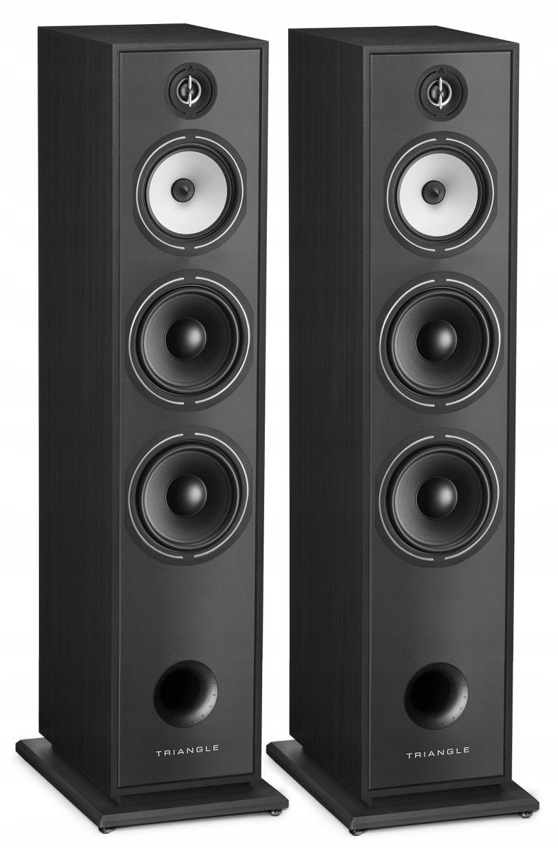  Floorstanding speakers 3-way power 200w triangle borea br10 black steam 30m2