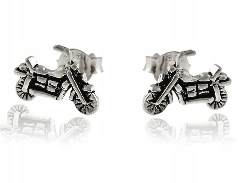  Ohrringe motorräder matocykl motorcycle motorki silber 925 k2943 - 1g.