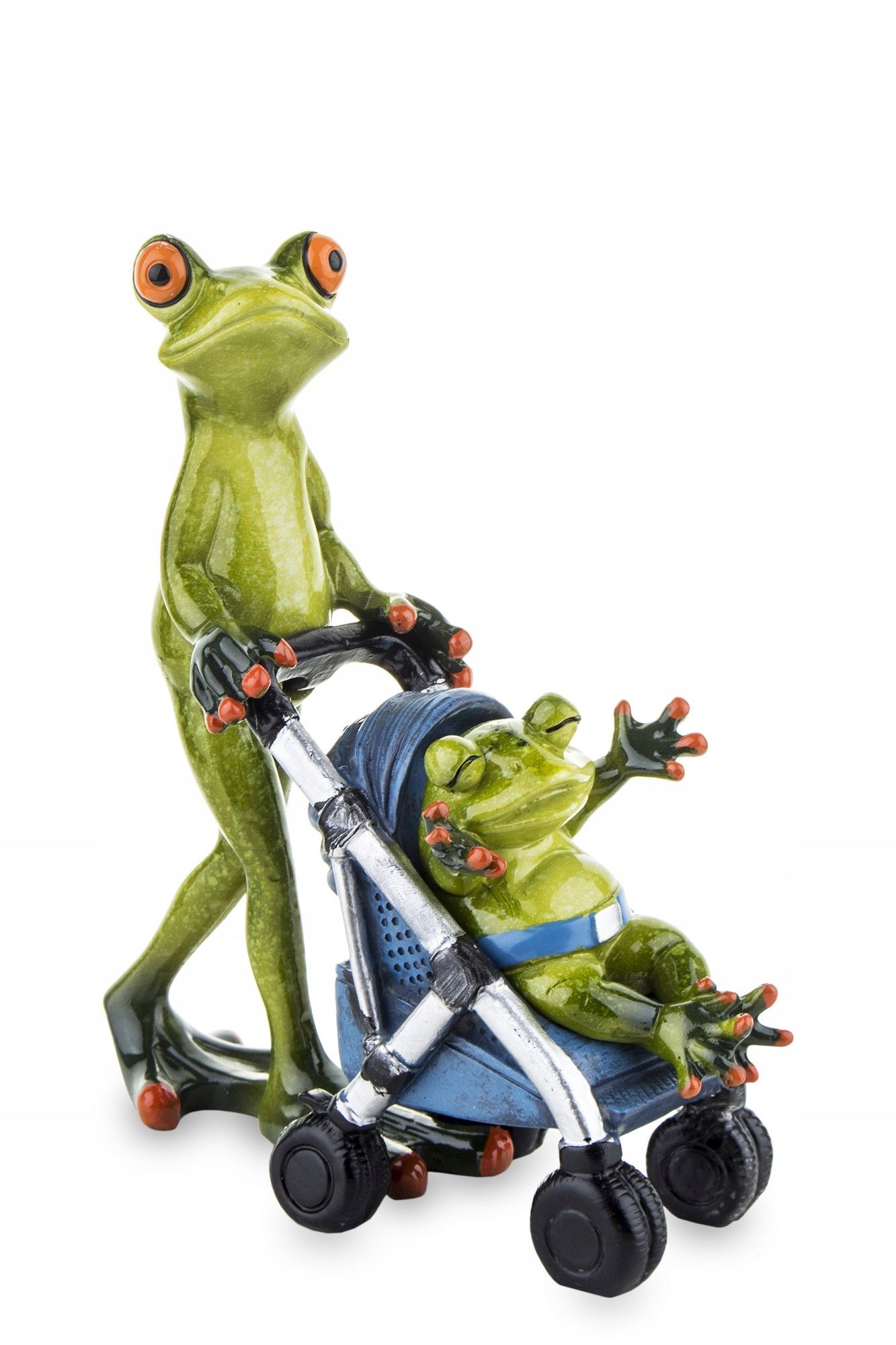  Figur frosch frosch auf rybach angler fischer geschenk