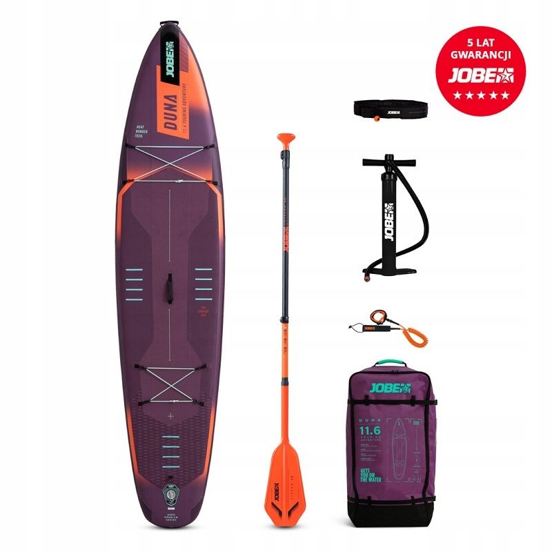  Piepūšamais dēlis sup jobe aero duna purple 11'6" touring