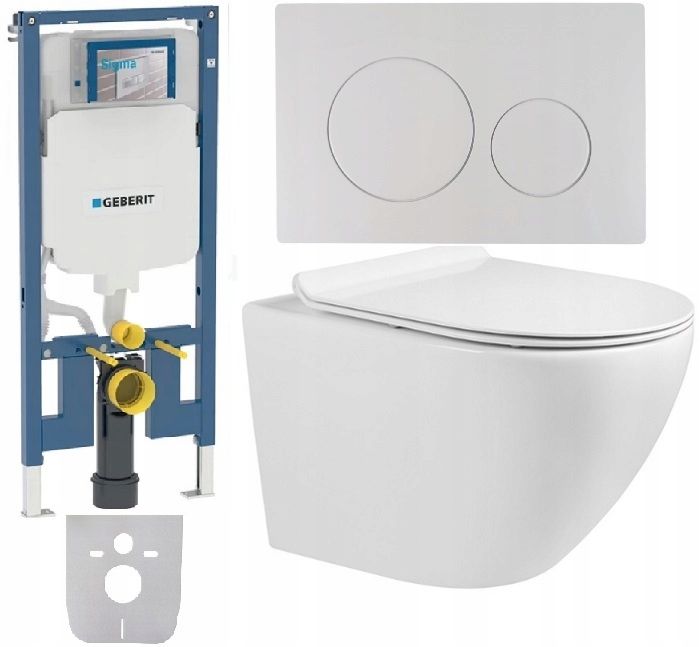  Wc rāmja komplekts geberit + atslēga + tualetes pods melns matēts + dēlis w/o+fresh