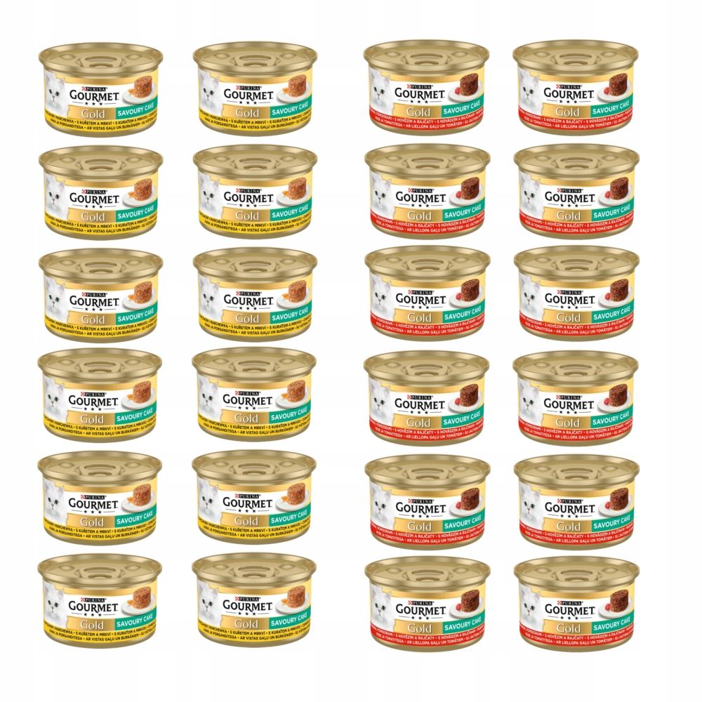  Gourmet gold skonių mišinys 24x85g + pro plan sterilised 3x85g nemokamai