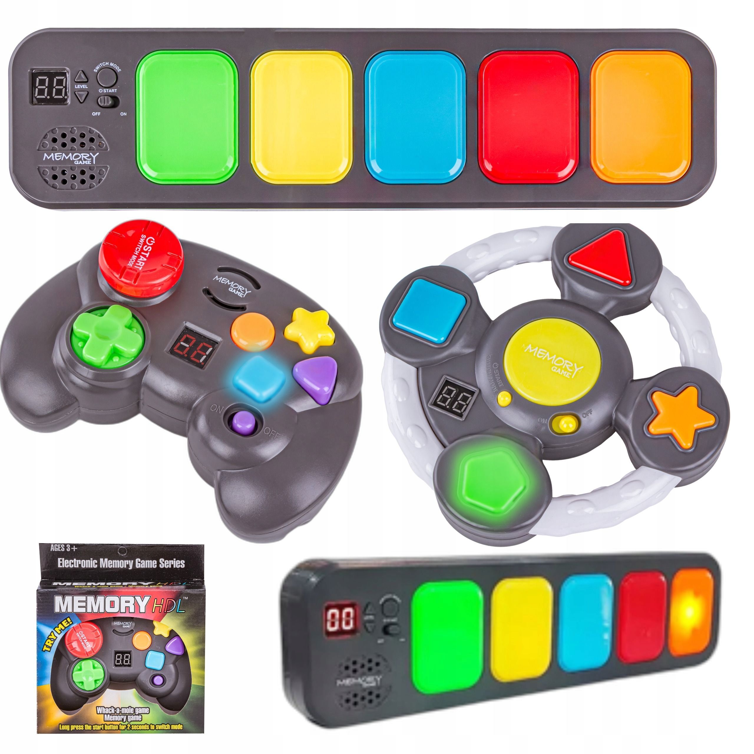  Elektronisches spiel memory game pamieciowa logisch lichteffekte audio