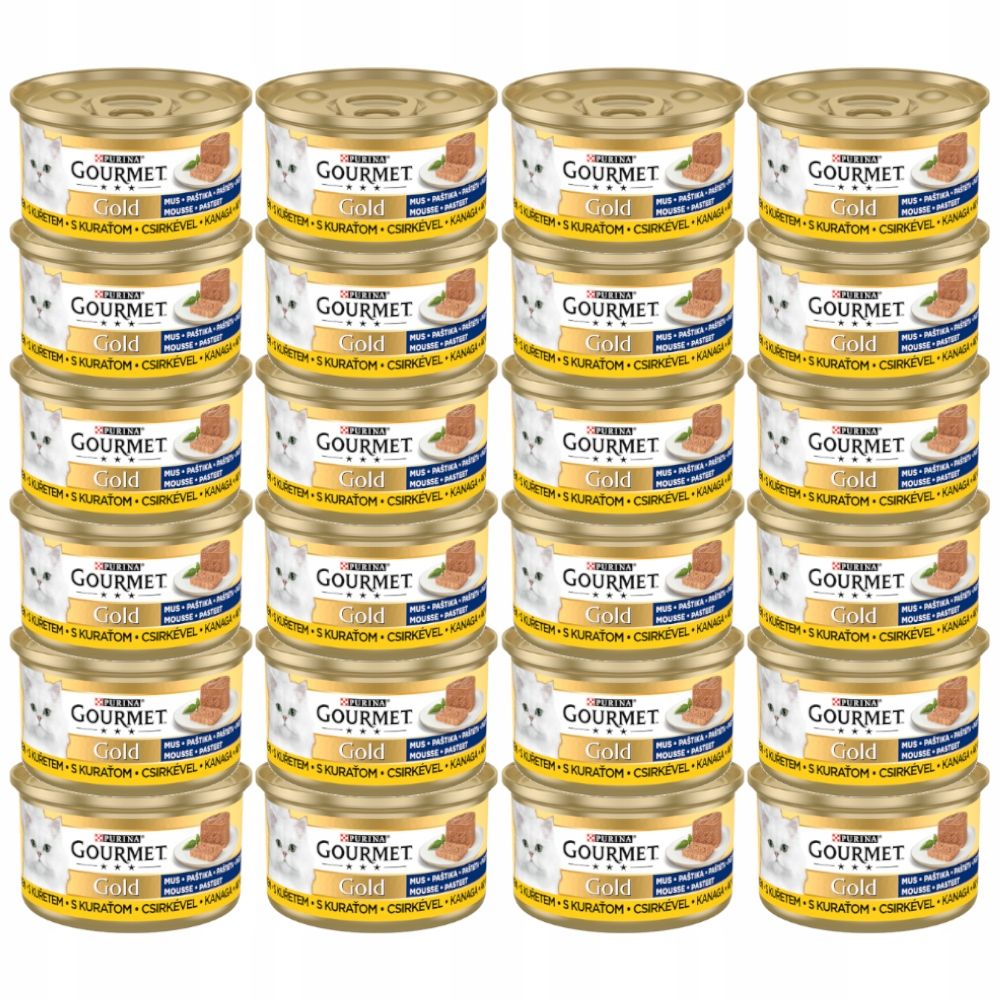  Gourmet gold skonių mišinys 24x85g + pro plan sterilised 3x85g nemokamai