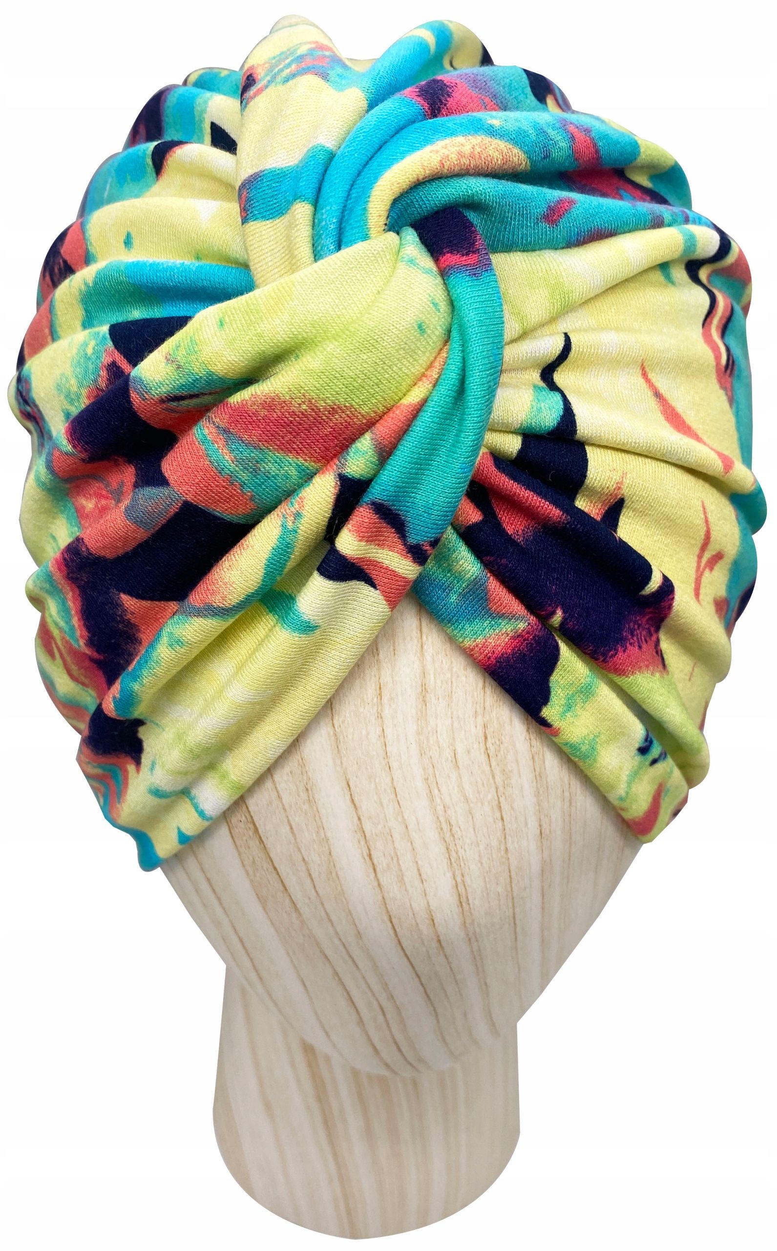  Czapka turban twist onkológia viskóza veri peri farby