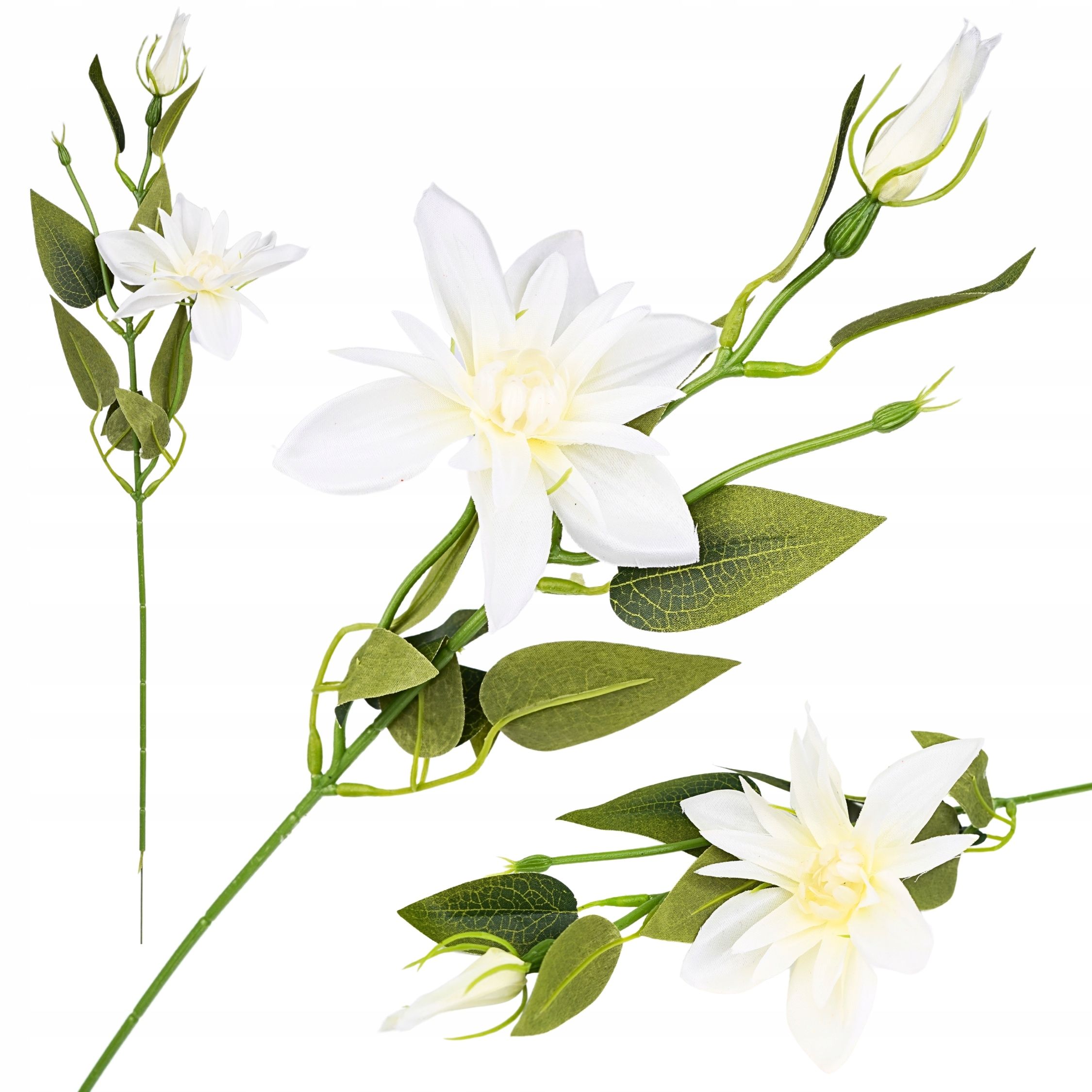  Mākslīgais zieds orhideja zars dekoratīvs rotājums florists pik 62cm