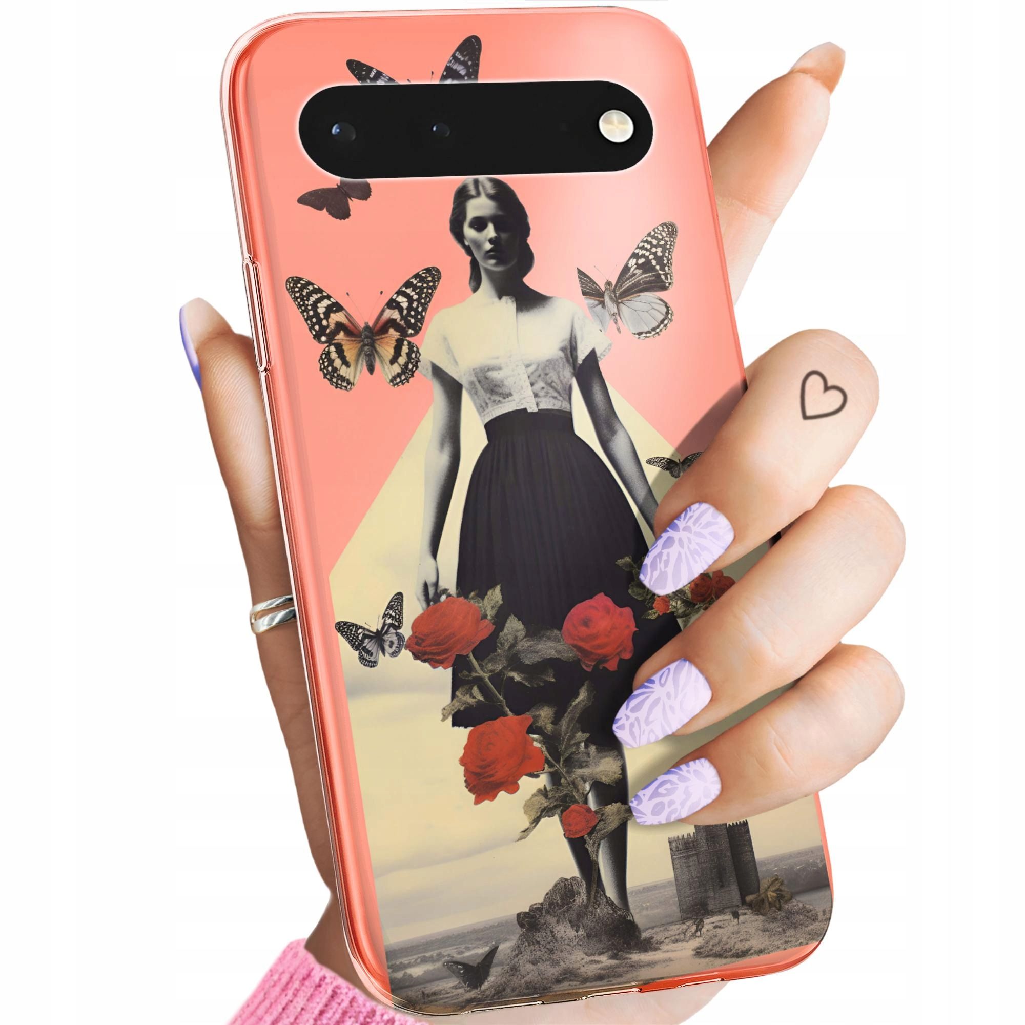  Byla į google pixel pixel 6 pro modelius tamsiai mėlynos spalvos korpusas dėklas case