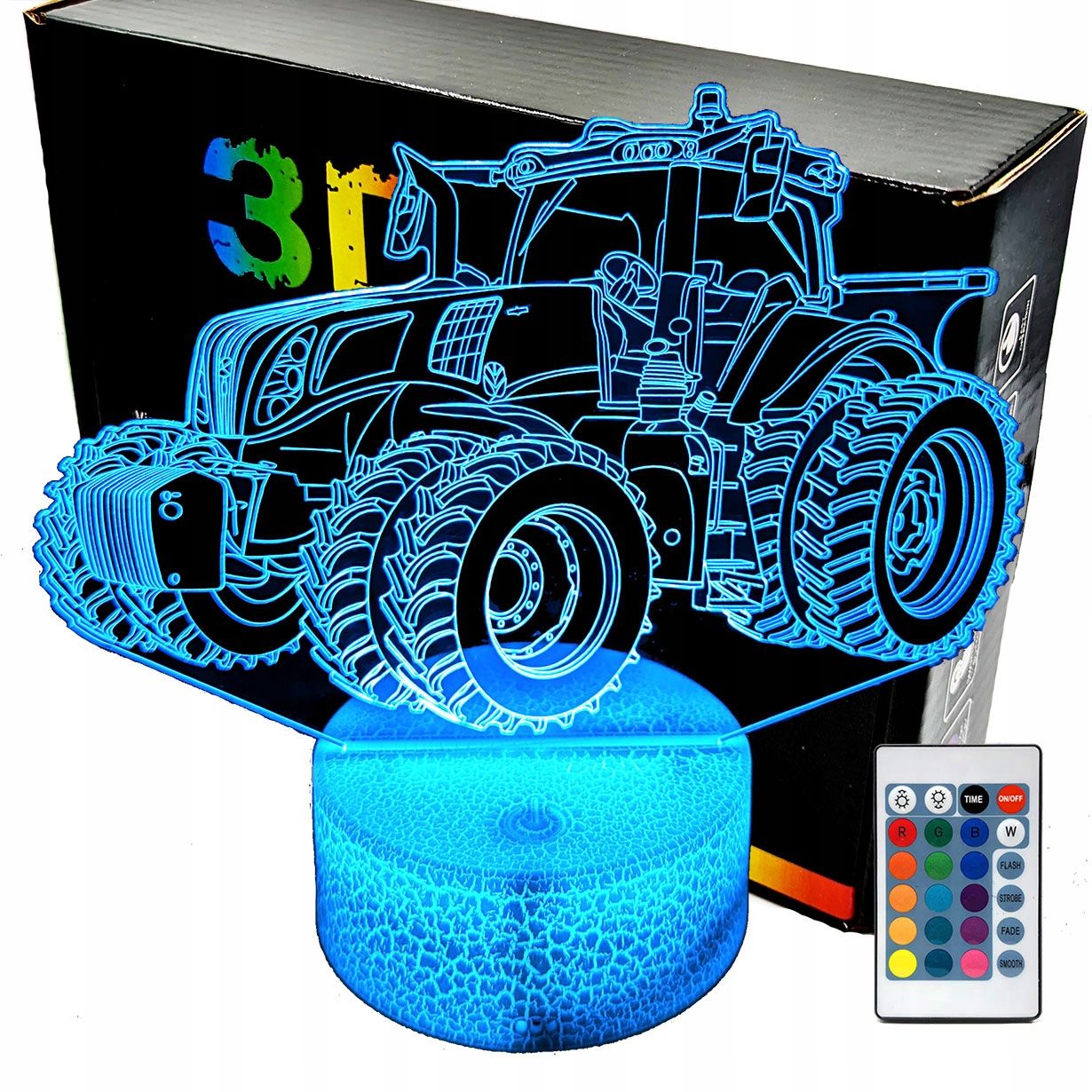  3d naktinė lemputė lempų daugiaspalvis