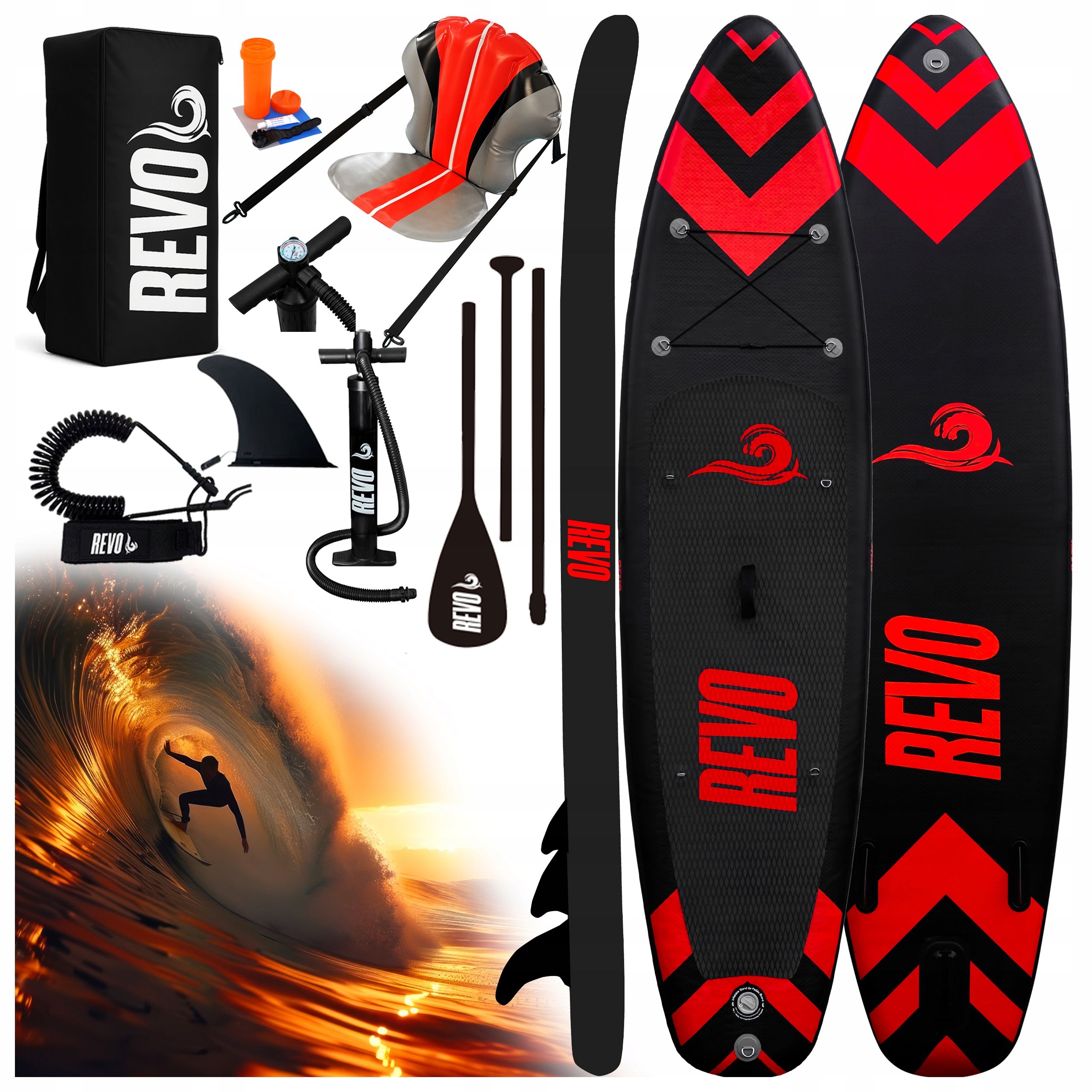  Sup doska na plávanie stand up paddle nafukovacie 320cm množina + sedadlo