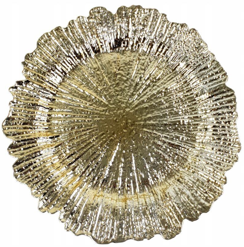  Decorative plate podstwka plastic under the plate gold o33 kp0647a