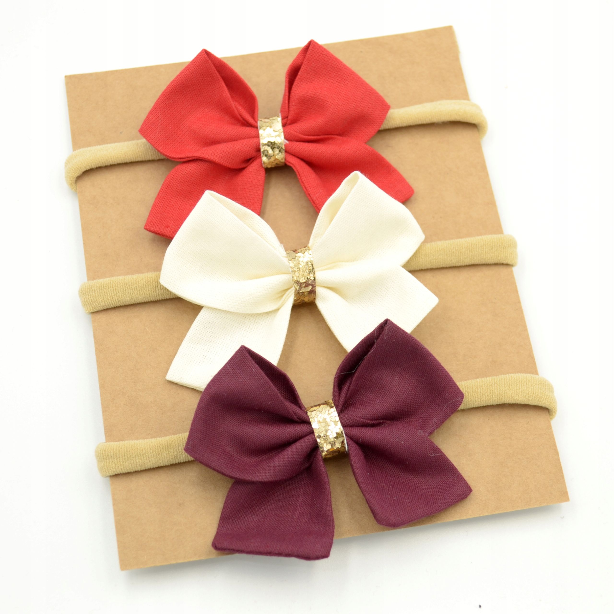  Stirnband für ein mädchen bantu rote farbe ren 2 pcs. weihnachtsset
