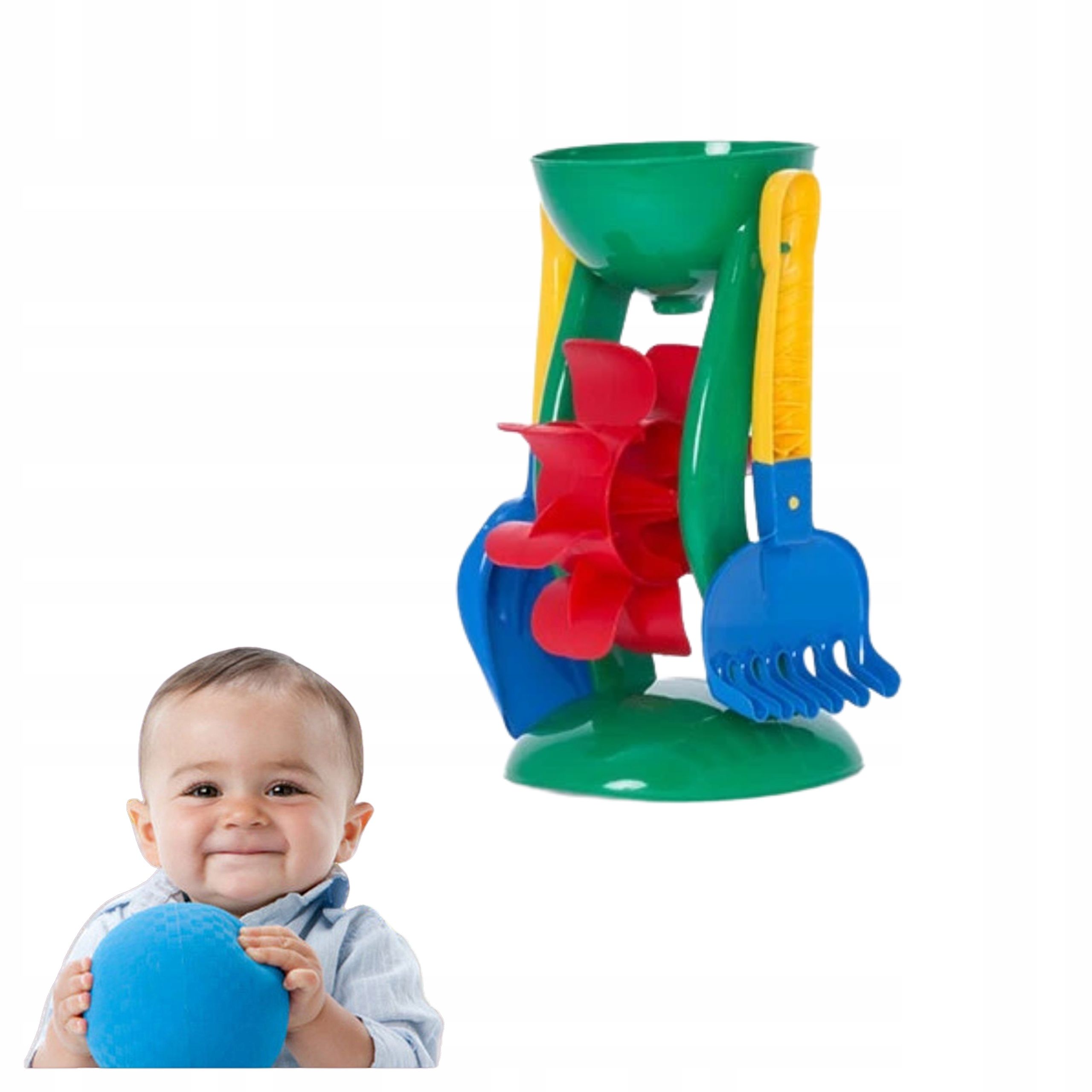  Toy set for the sandbox sand for children castle bucket 8 parts