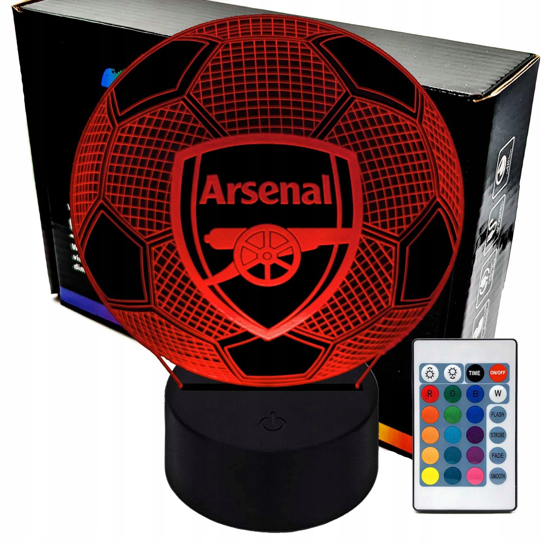  Noční světlo fotbal liverpool fc 3d lampy led