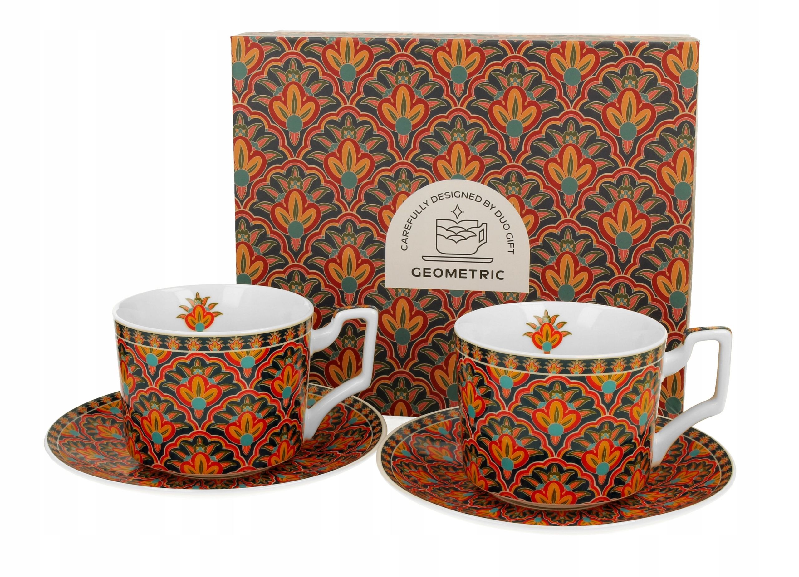  2 cups espresso with saucers safa